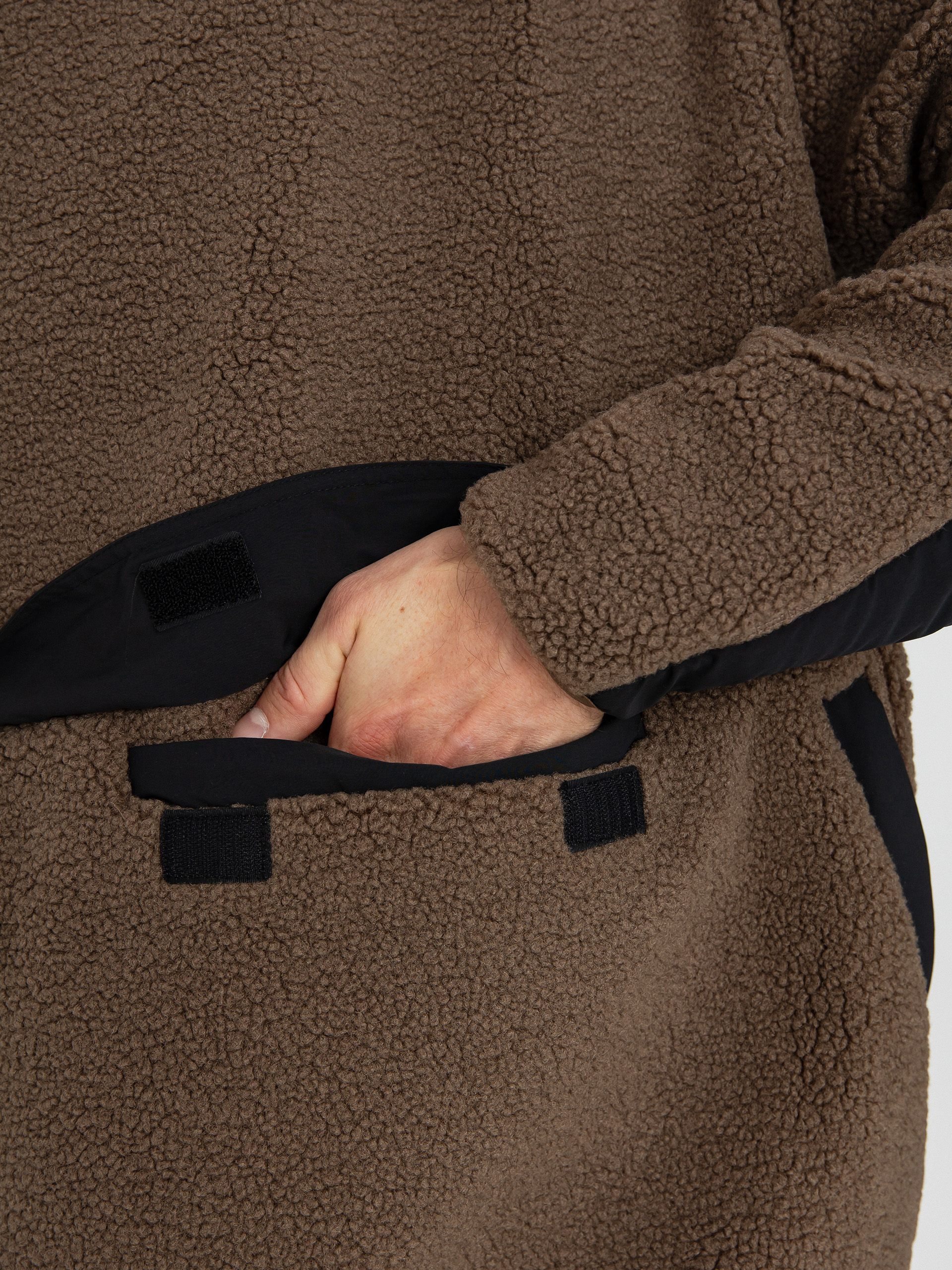 Мъжки Поларени суитшърт Kavu Port Pullover (walnut)