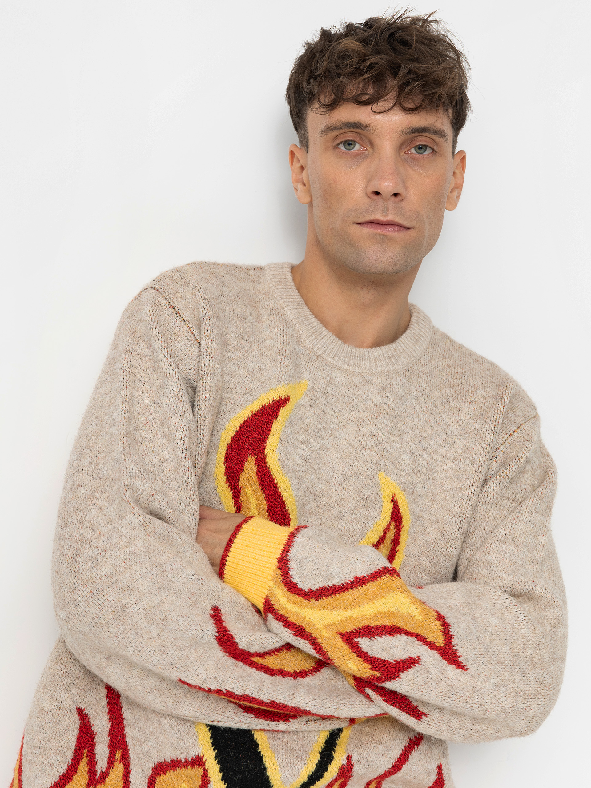 Пуловер Volcom Fergadelic (dirty white)