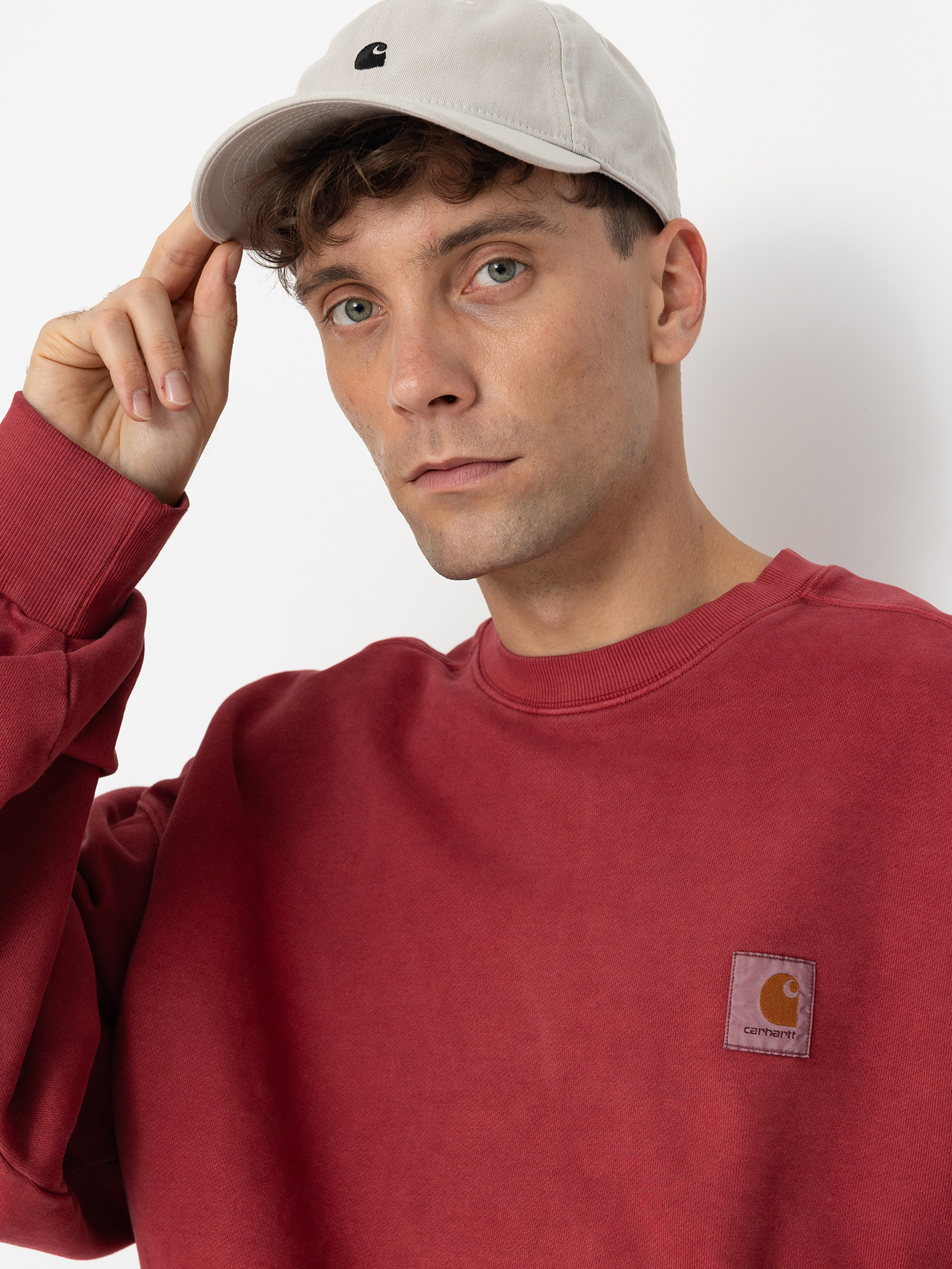 Суитшърт Carhartt WIP Vista (scarlet)
