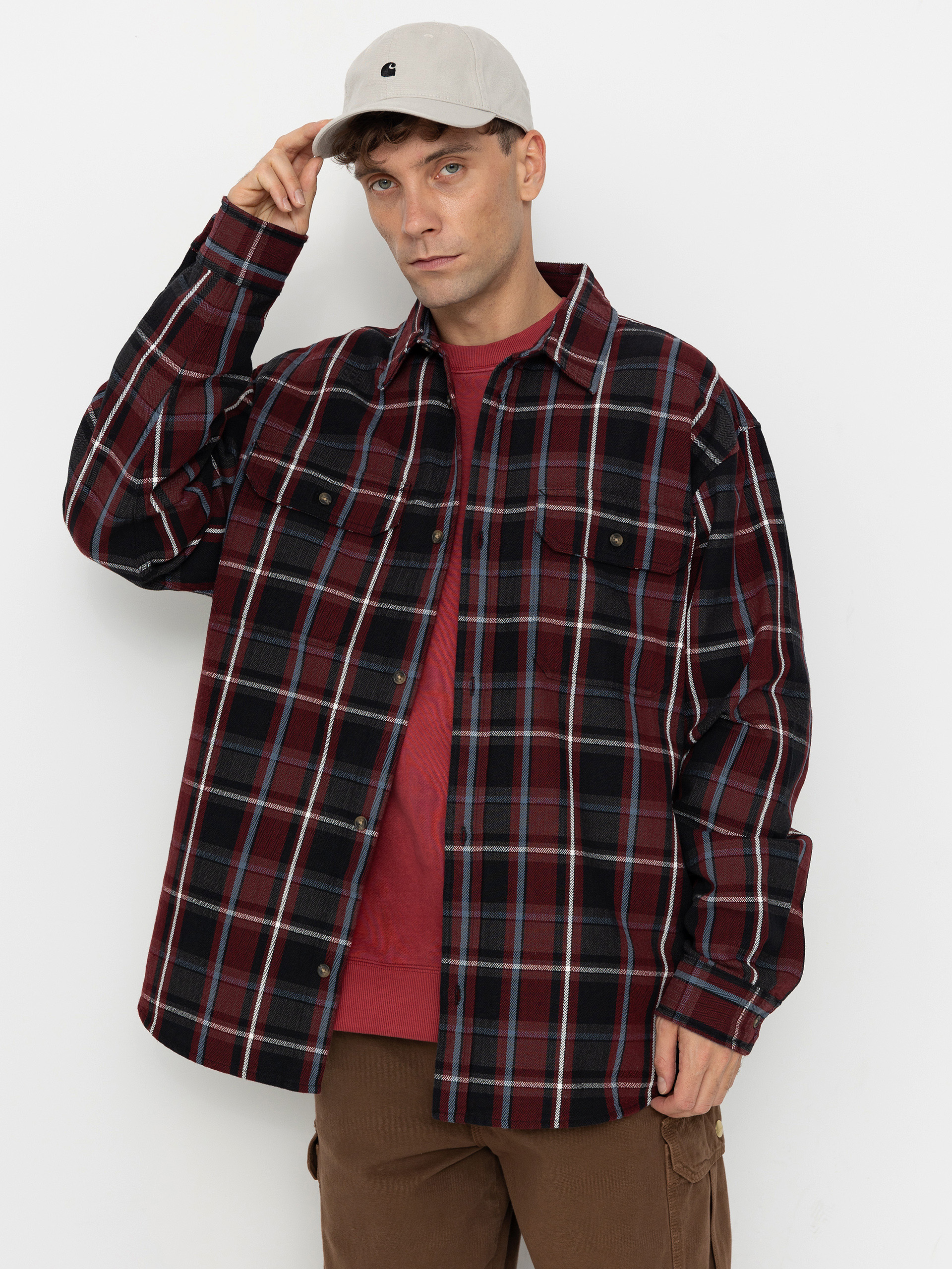 Риза Carhartt WIP Hobart (hobart check/black)