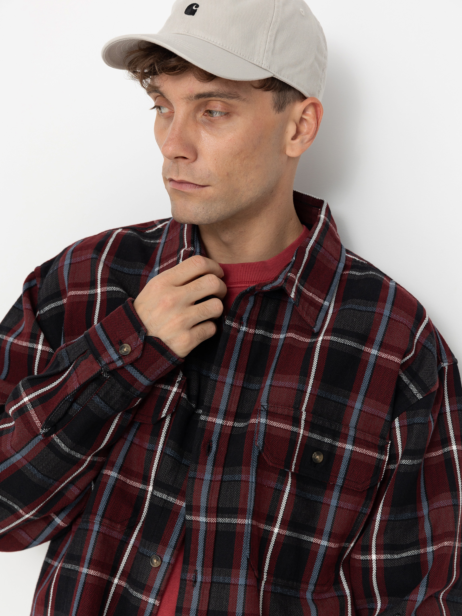 Риза Carhartt WIP Hobart (hobart check/black)
