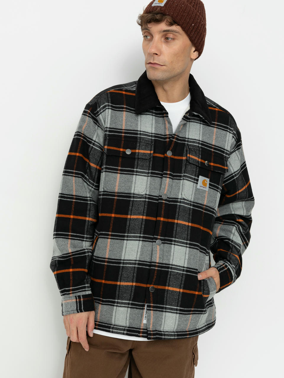 Яке Carhartt WIP Baris (baris check/grey heather/black)