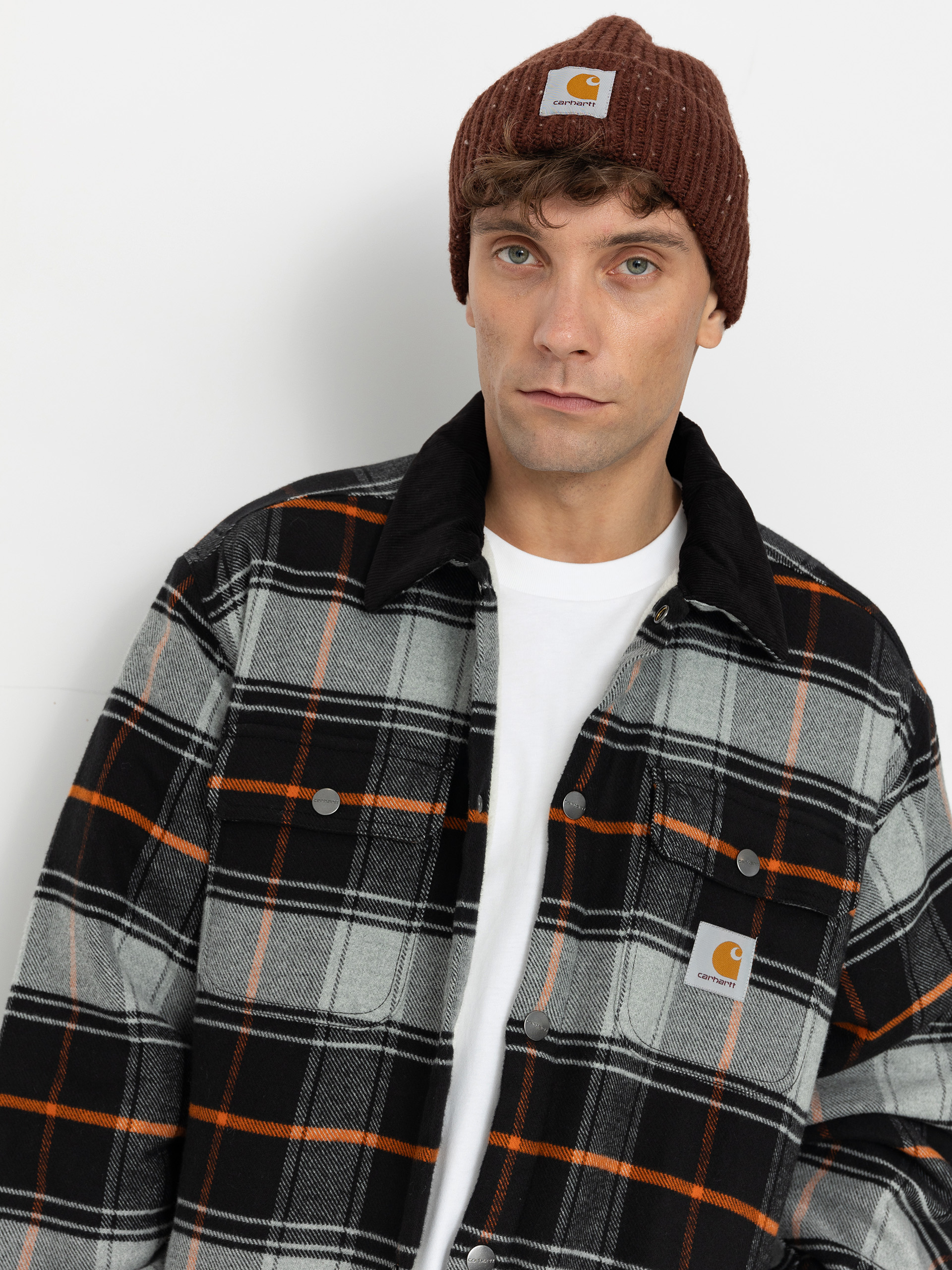 Яке Carhartt WIP Baris (baris check/grey heather/black)