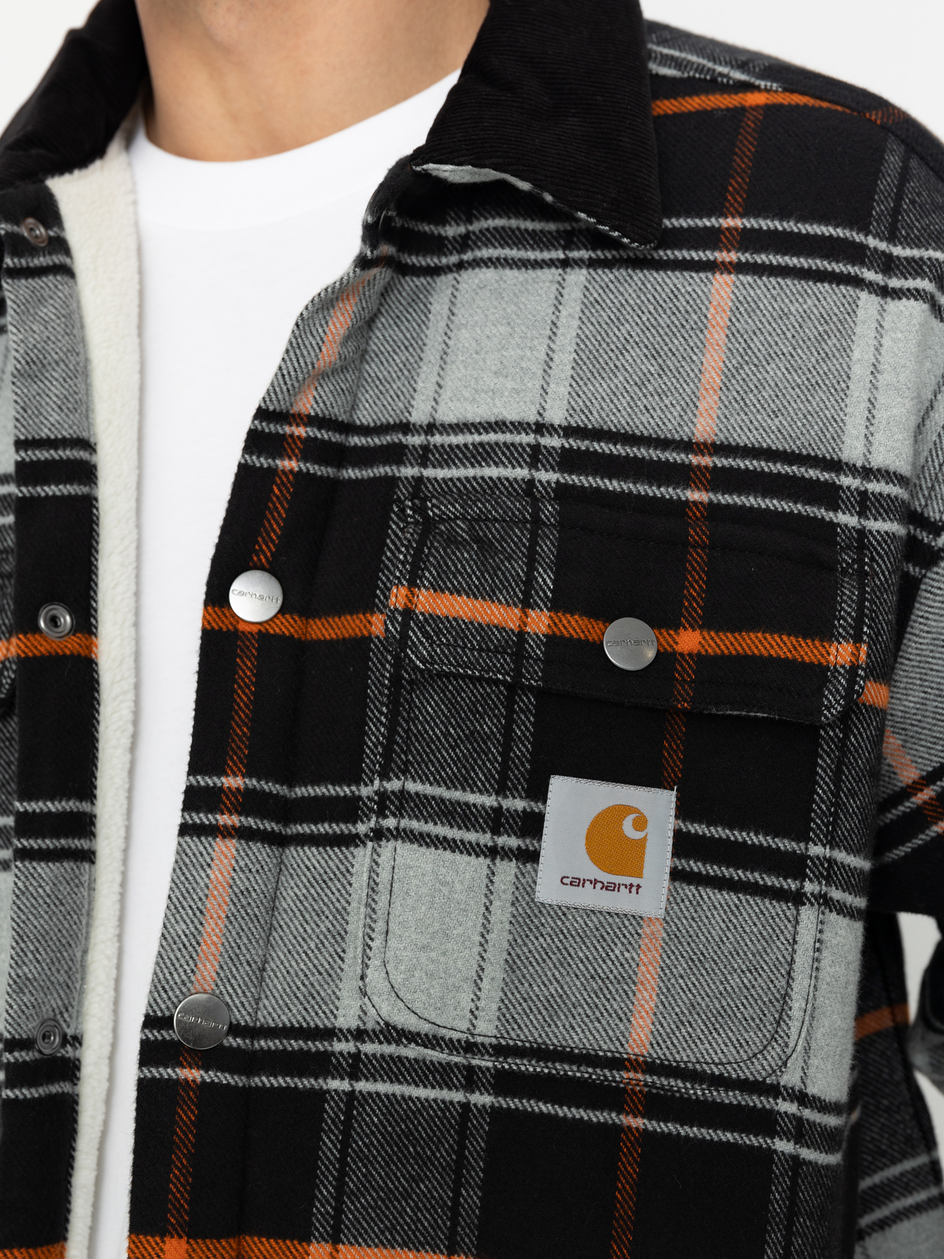 Яке Carhartt WIP Baris (baris check/grey heather/black)