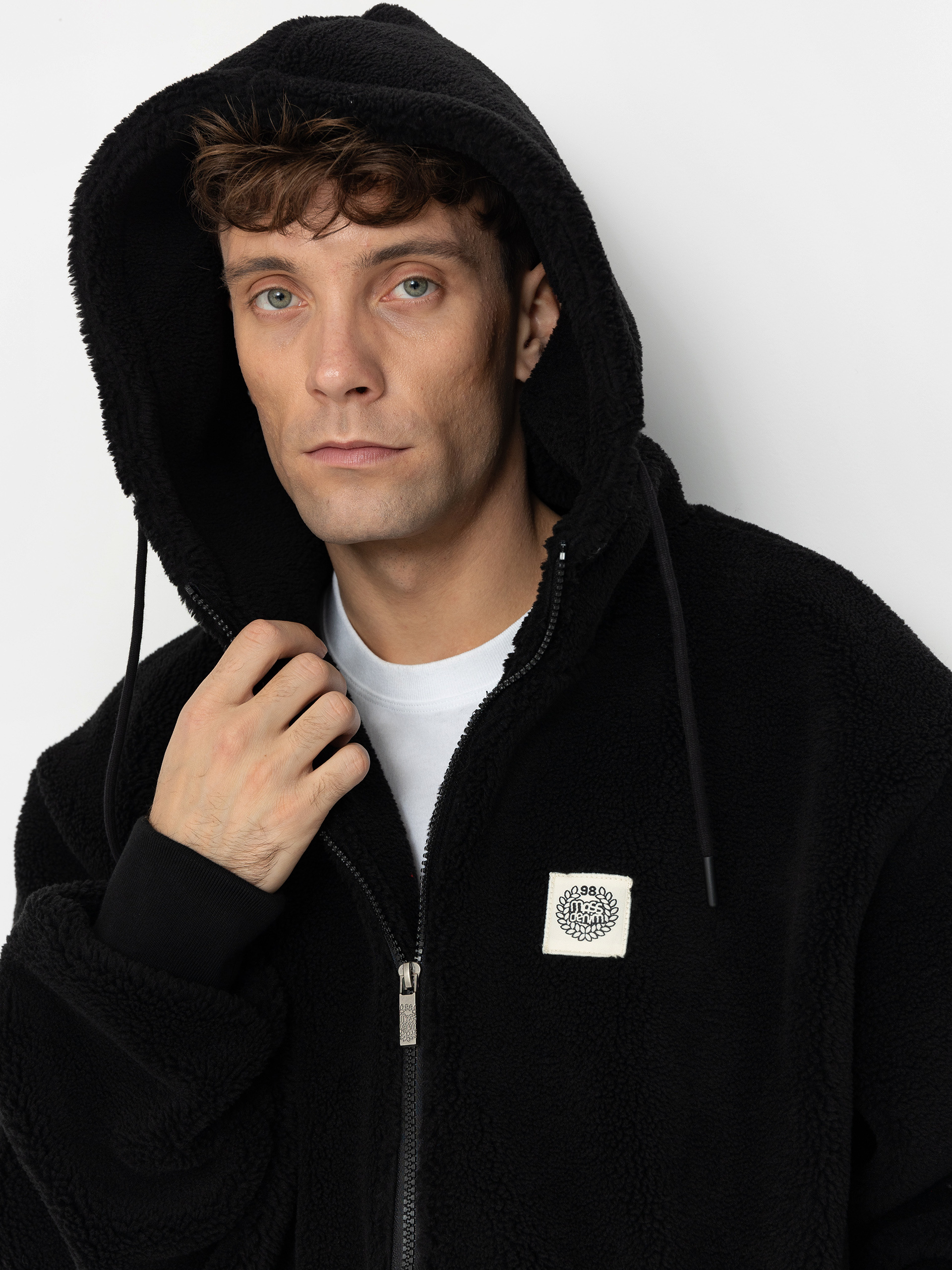 Яке MassDnm Patch Teddy Zip Hoody (black)