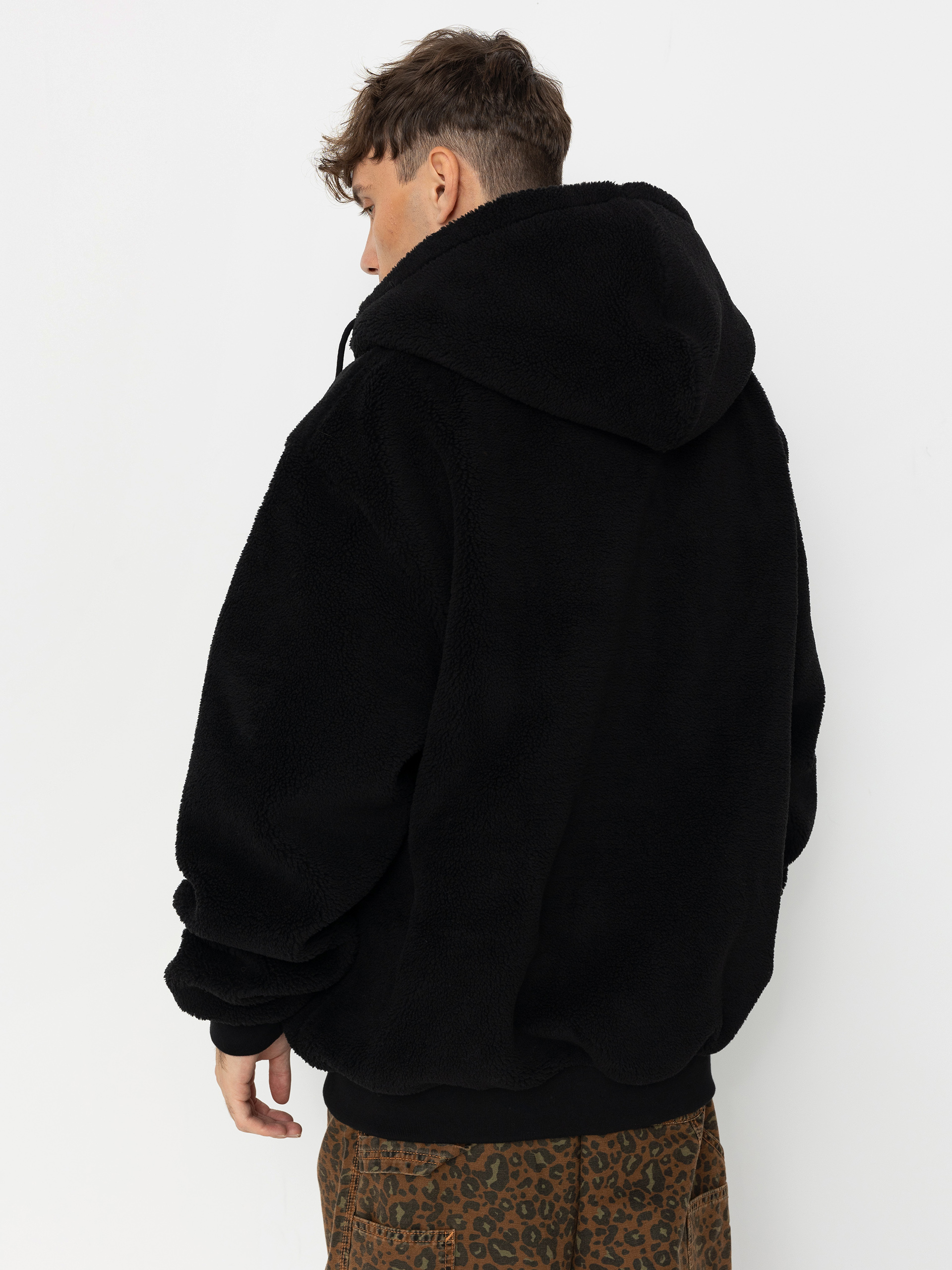 Яке MassDnm Patch Teddy Zip Hoody (black)