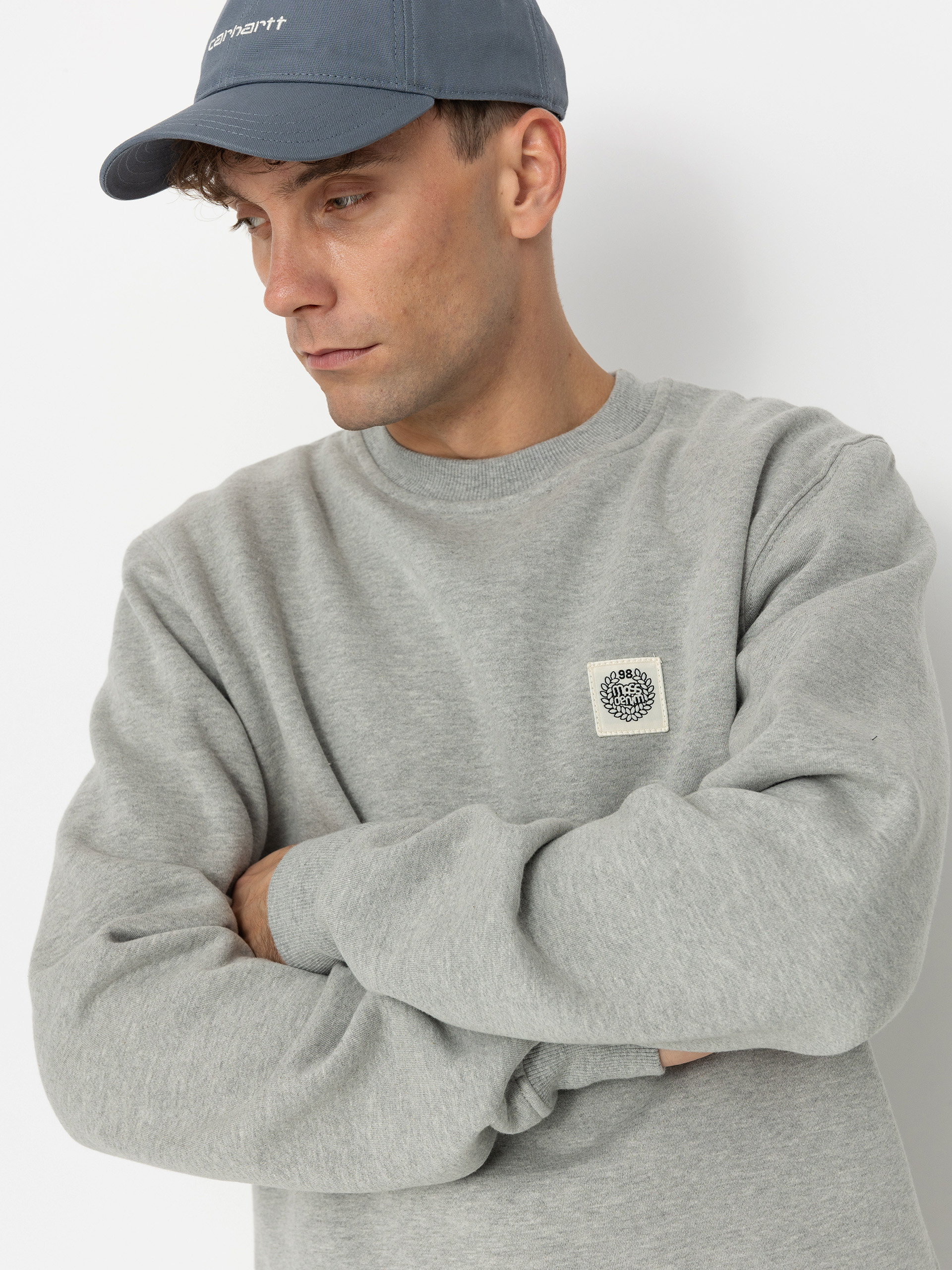 Суитшърт MassDnm Patch Crew (lt heather grey)