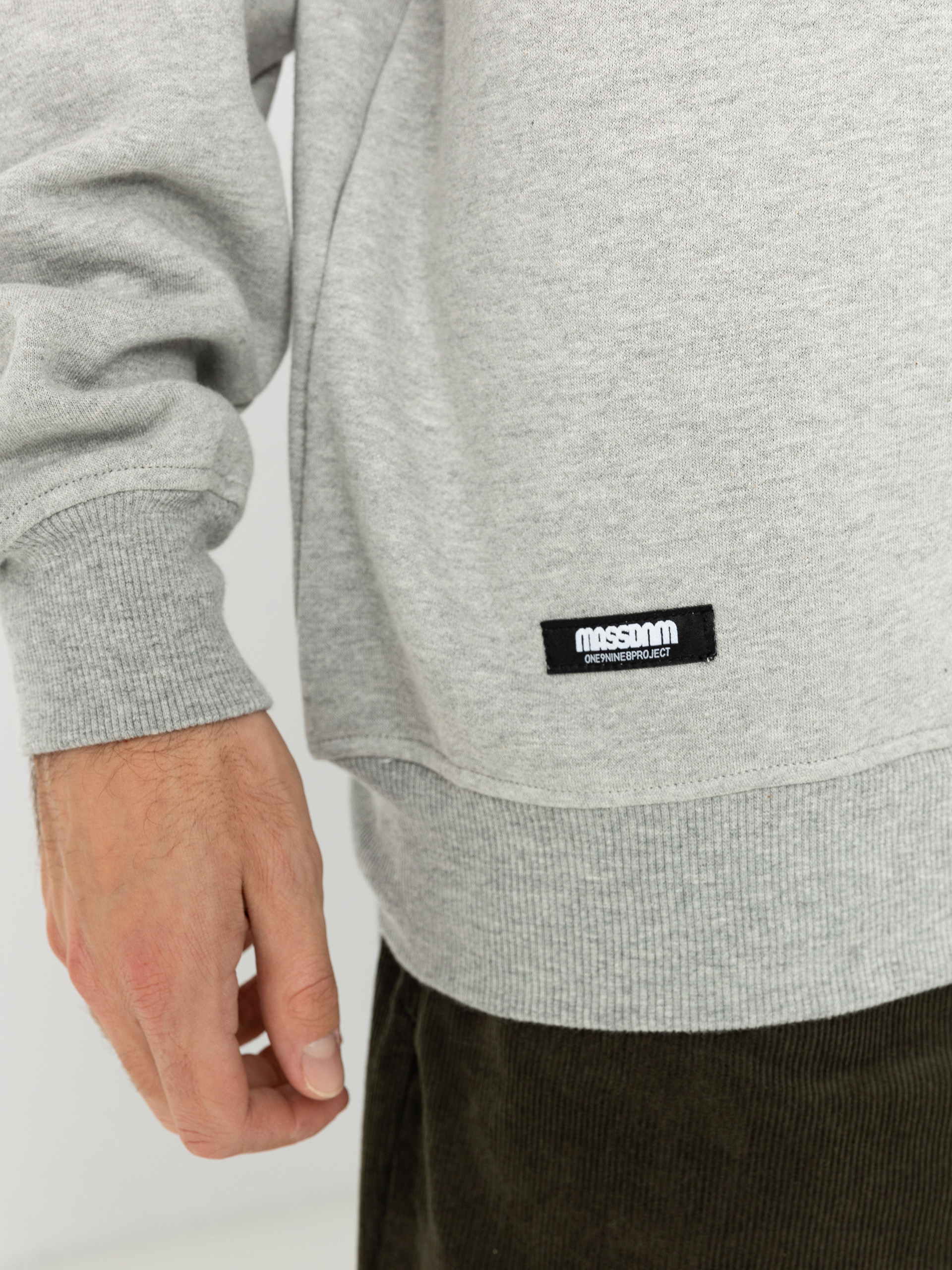 Суитшърт MassDnm Patch Crew (lt heather grey)
