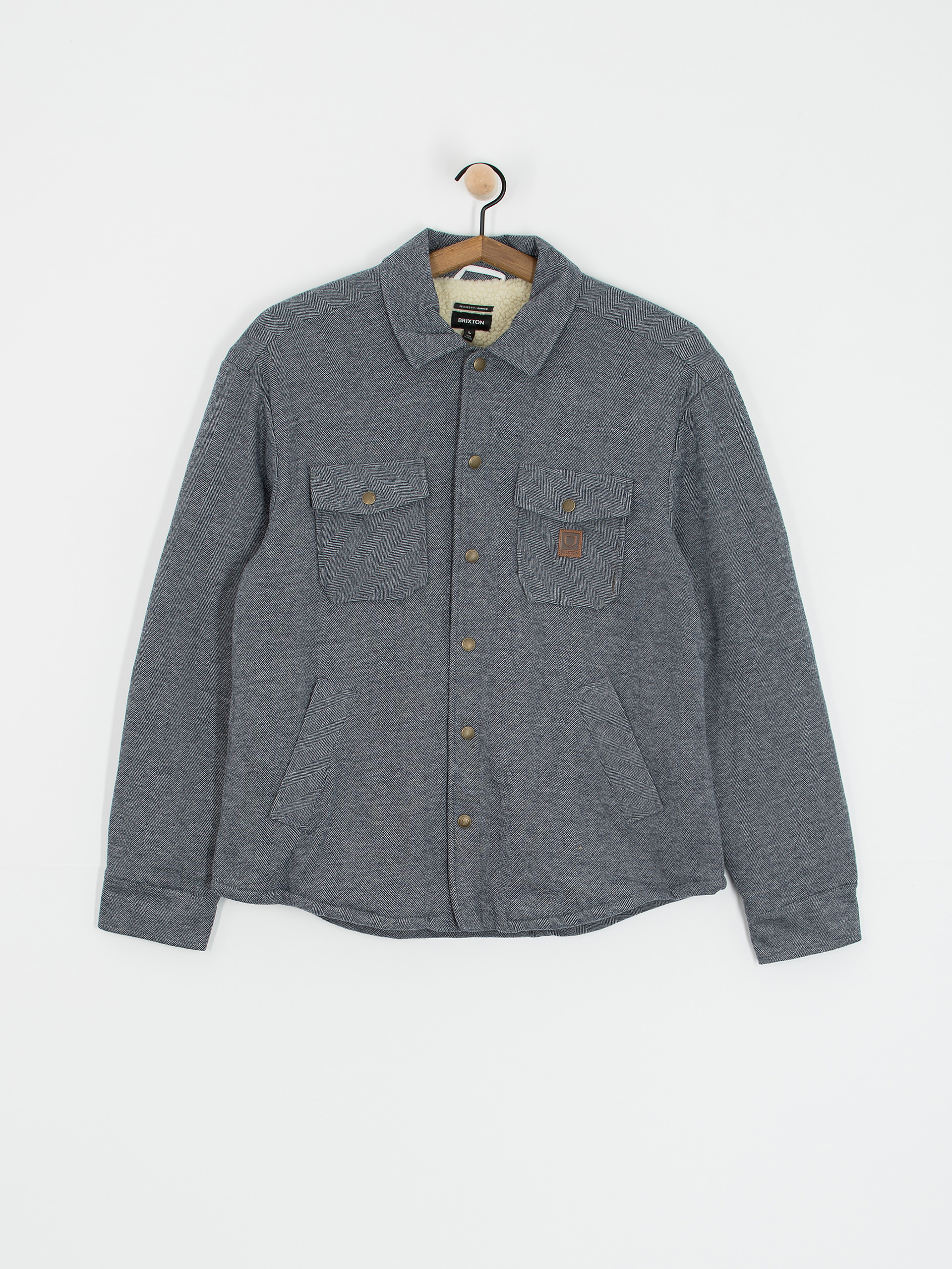 Яке Brixton Durham Lined (black herringbone)