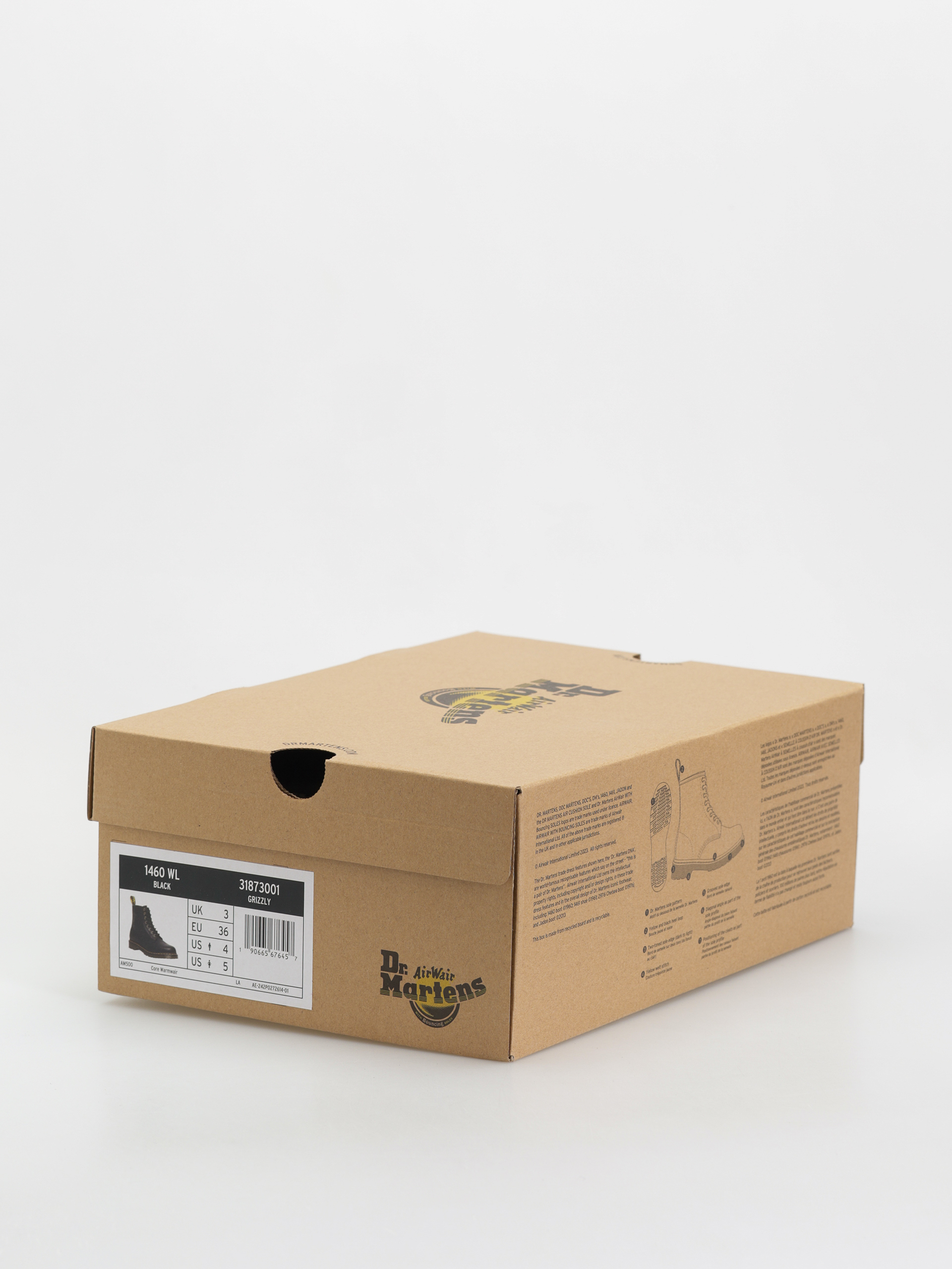 Обувки Dr. Martens 1460 WL Wmn (black grizzly)