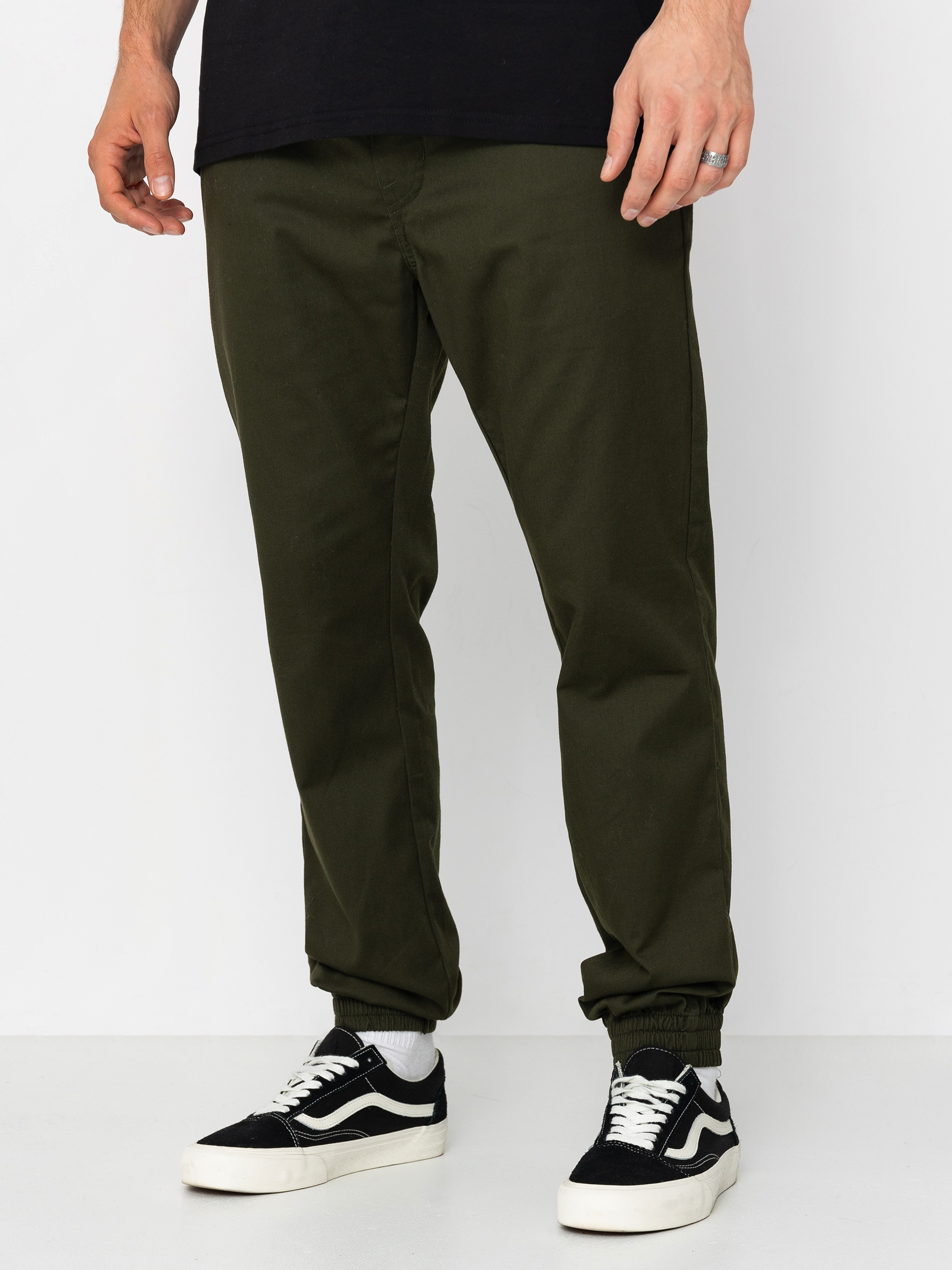 Панталони Volcom Frickin Slim Jogger (dark green)