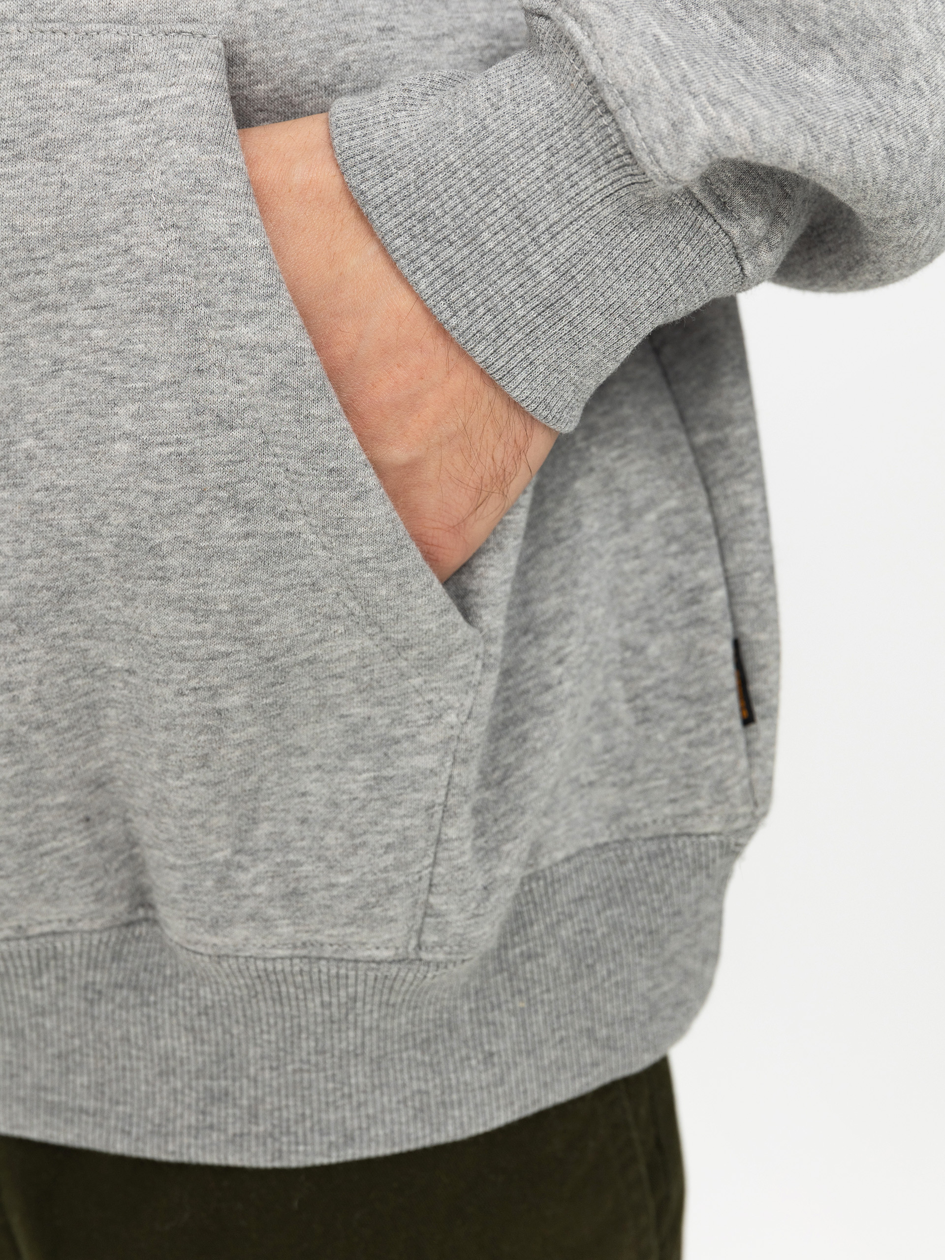 Суитшърт с качулка Volcom Fergadelic HD (heather grey)