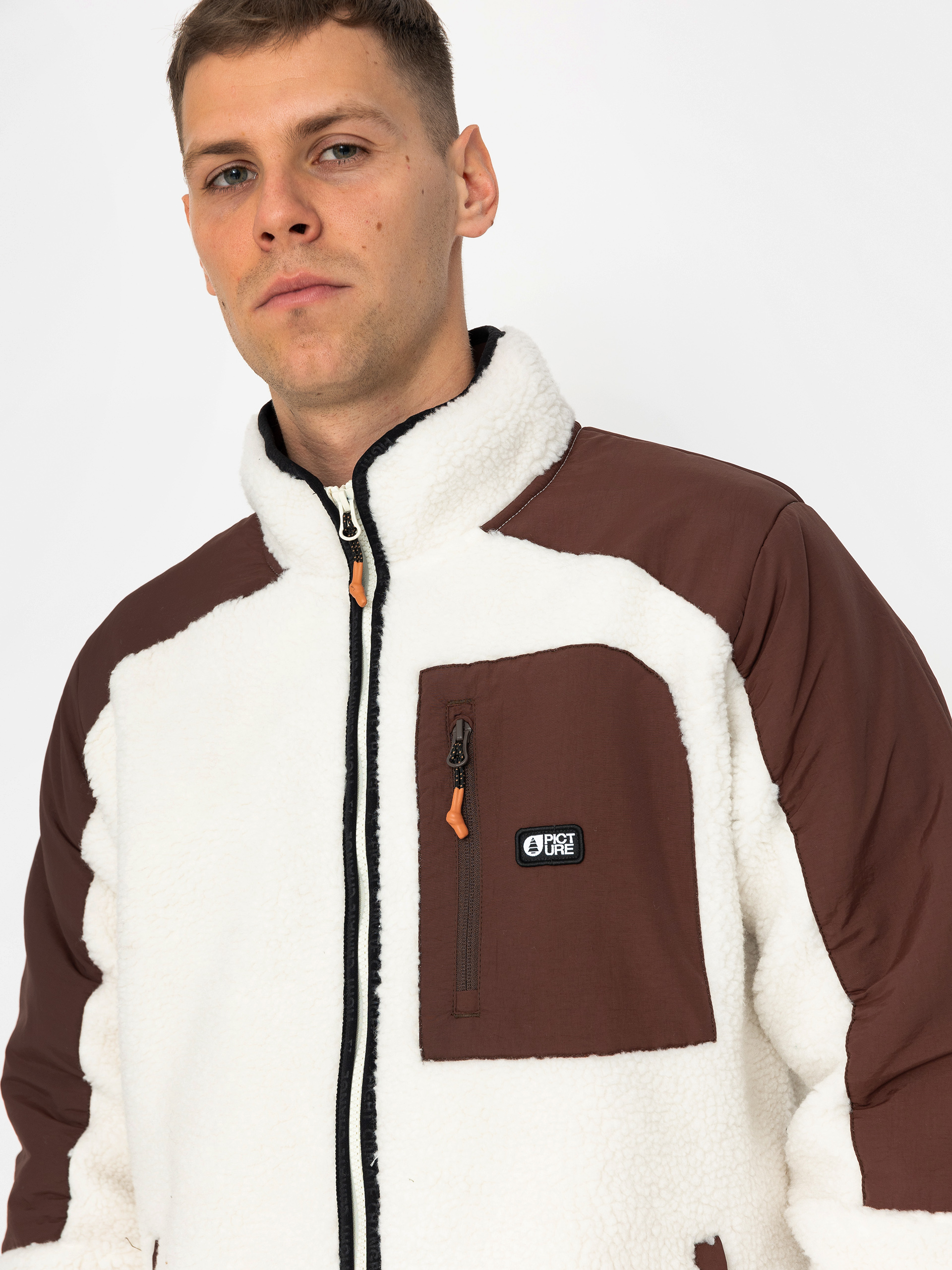 Мъжки Поларени суитшърт Picture Quilchena (tofu chicory coffee)