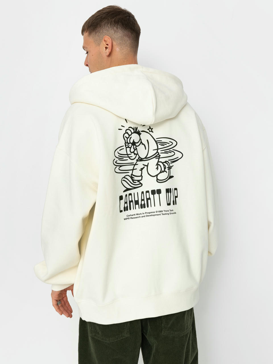 Суитшърт с качулка Carhartt WIP Think Tank ZHD (wax/black)