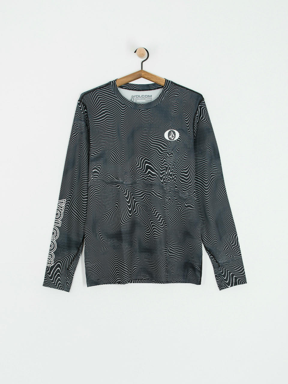 Мъжки Блуза Volcom M V Science Crew (black print)