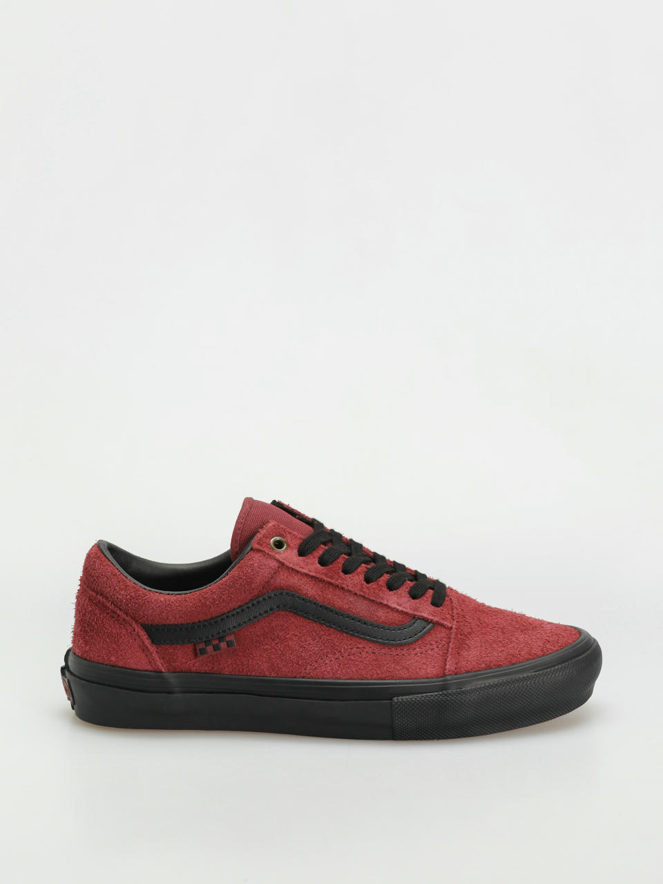 Обувки Vans Skate Old Skool (hairy suede black/burgundy)