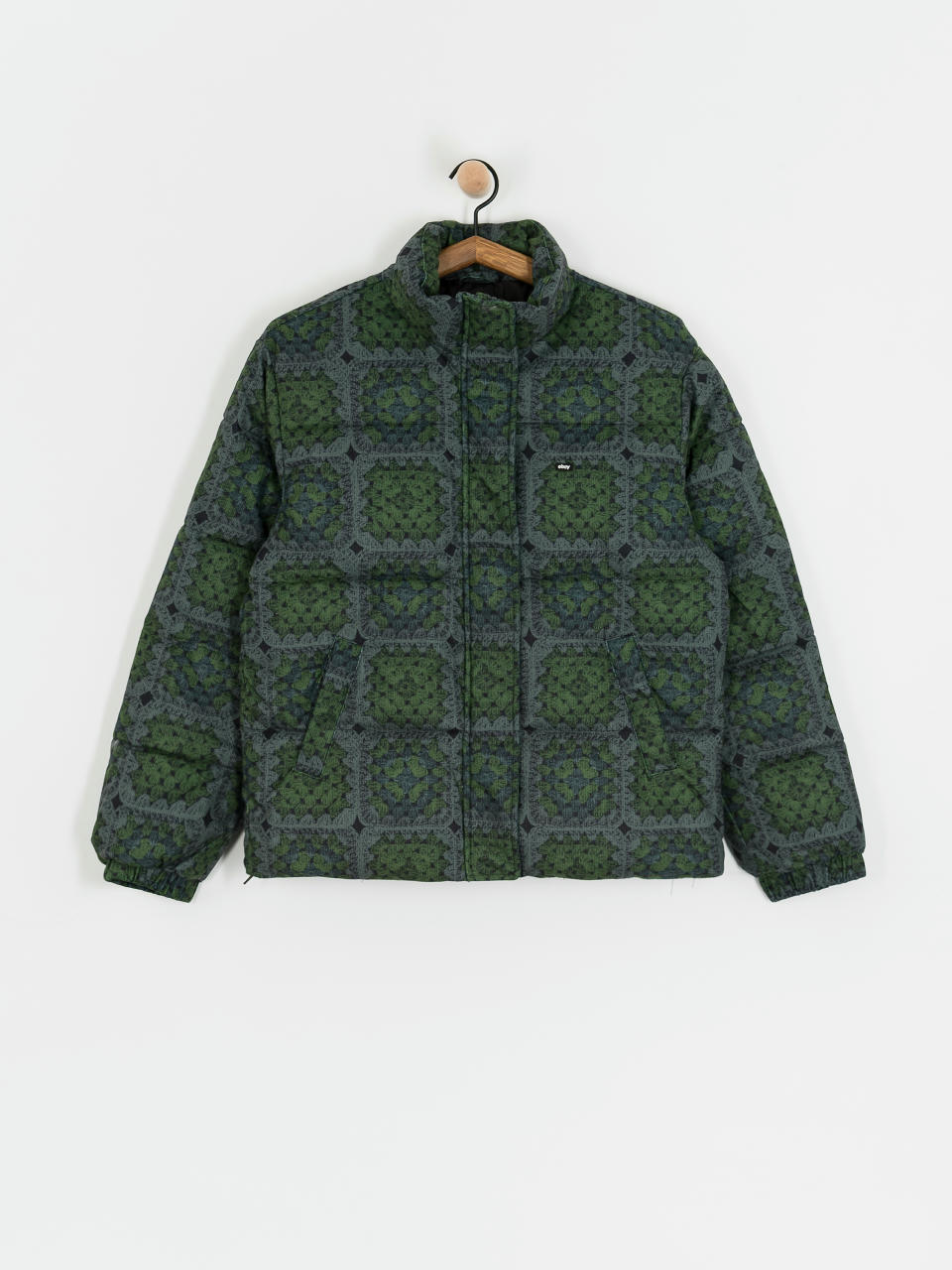 Яке OBEY Tappi Puffer Wmn (olive multi)