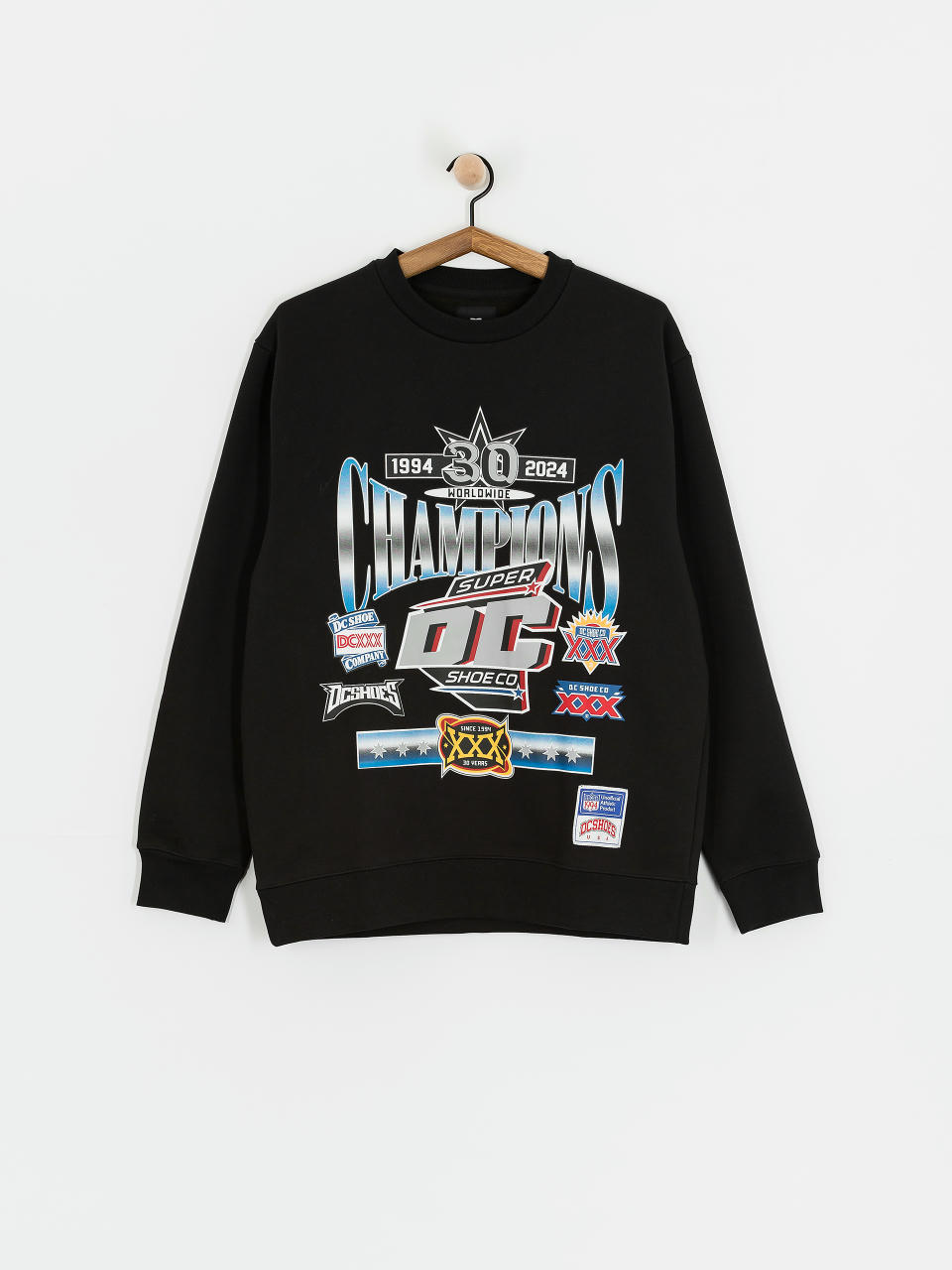 Суитшърт DC Old Champs Crew (black)