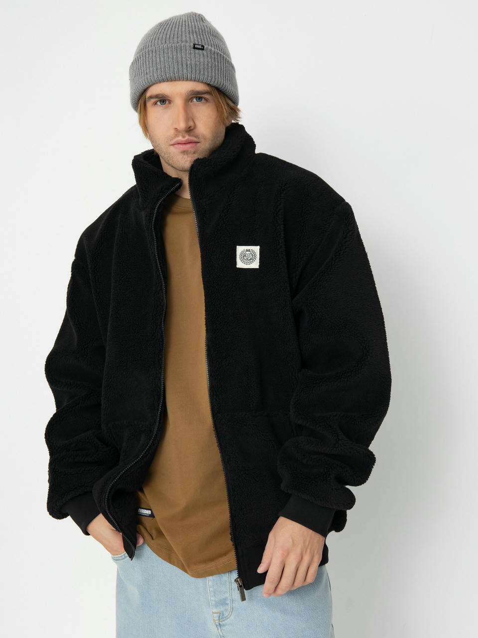 Яке MassDnm Patch Teddy Zip (black)