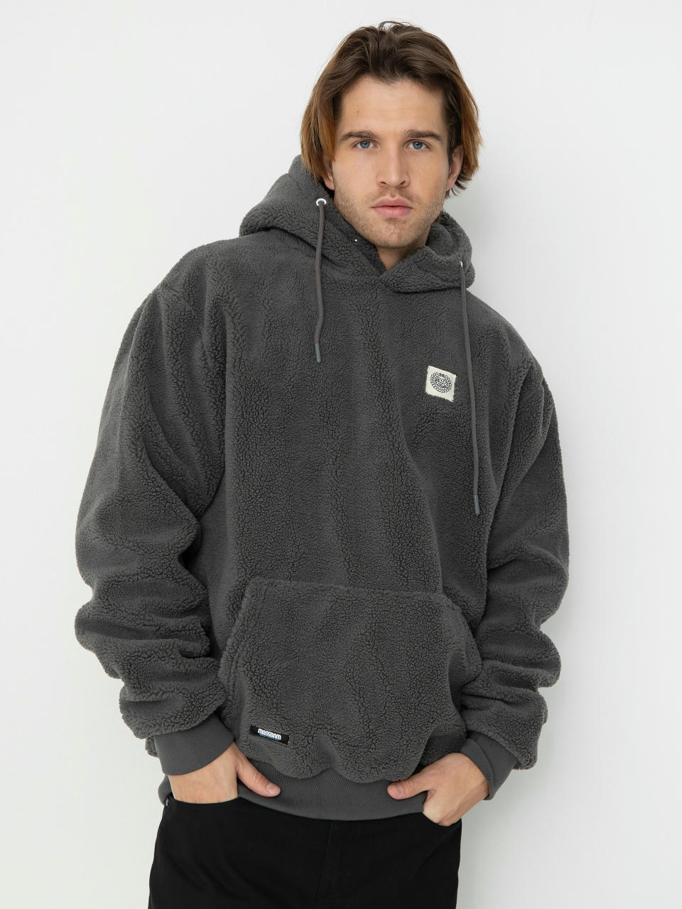 Яке MassDnm Patch Teddy Hoody (grey)