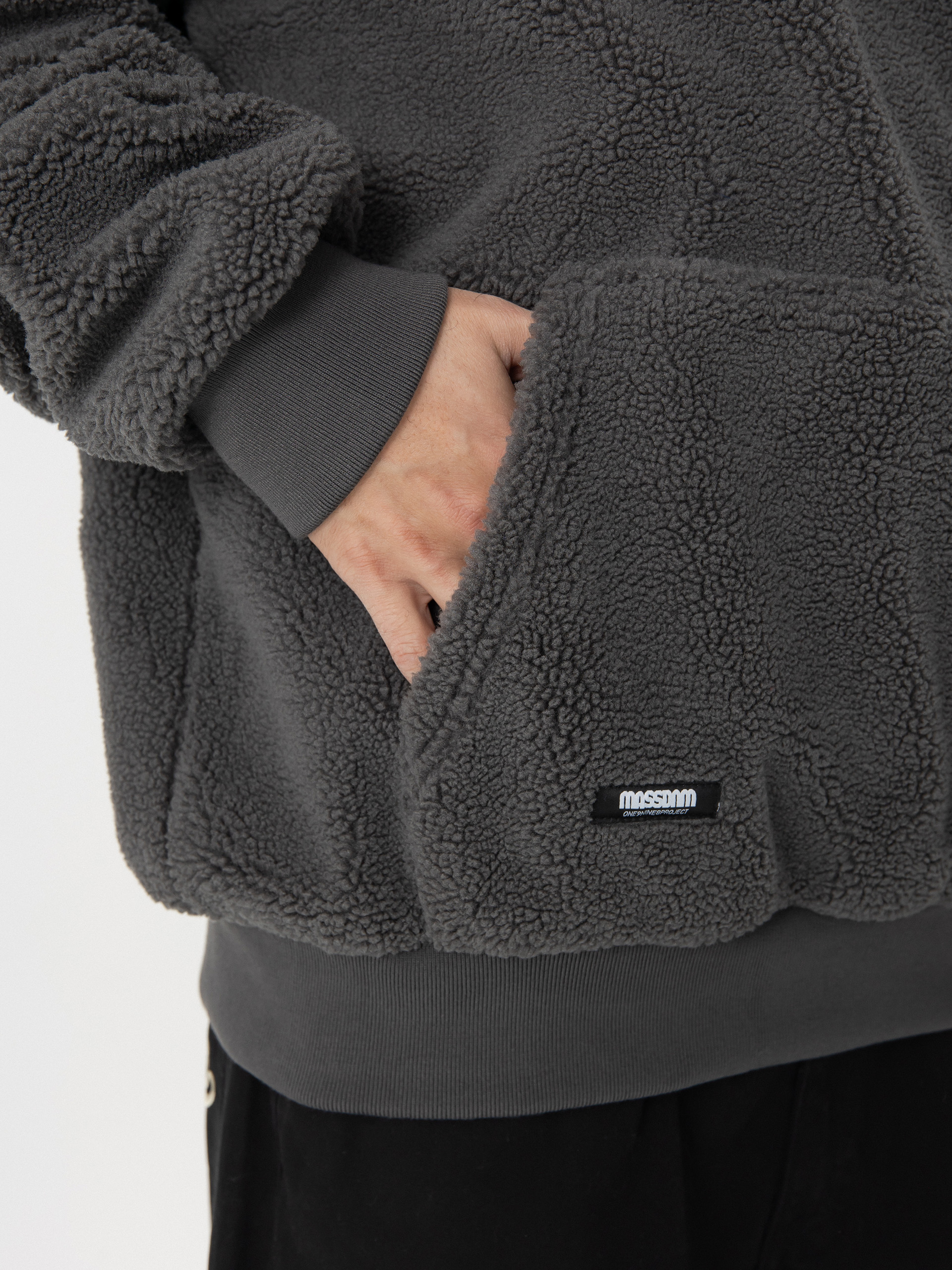 Яке MassDnm Patch Teddy Hoody (grey)