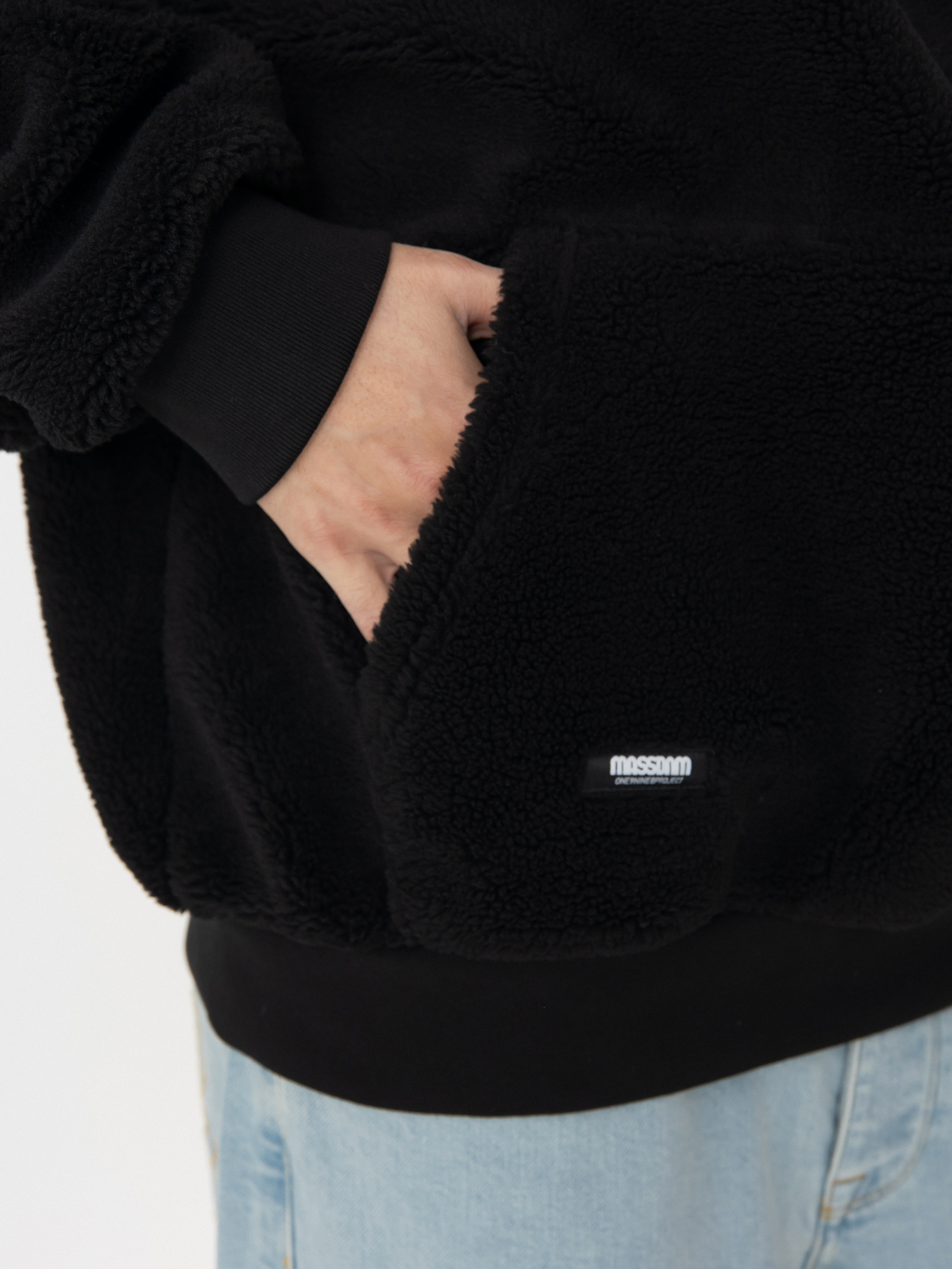 Яке MassDnm Patch Teddy Hoody (black)