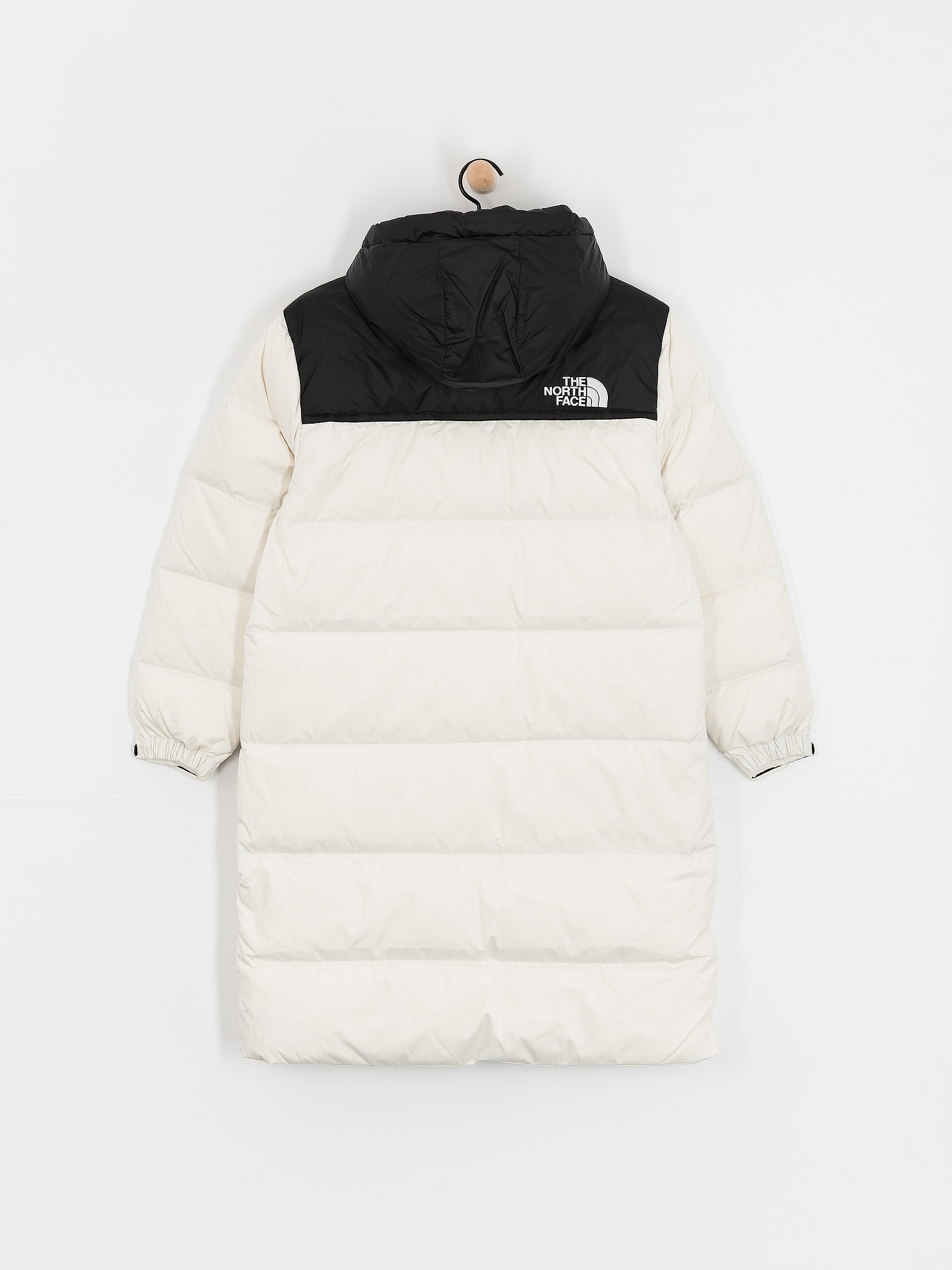 Яке The North Face Nuptse Parka Wmn (white dune/tnf black)