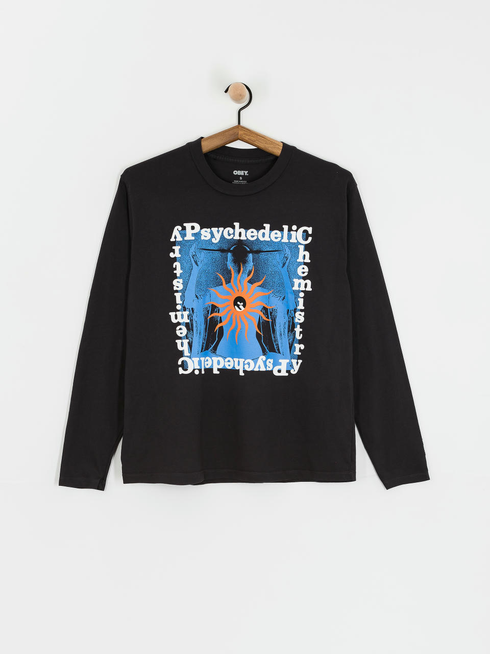 Блуза OBEY Psychedelic Chemistry Wmn (pigment black)