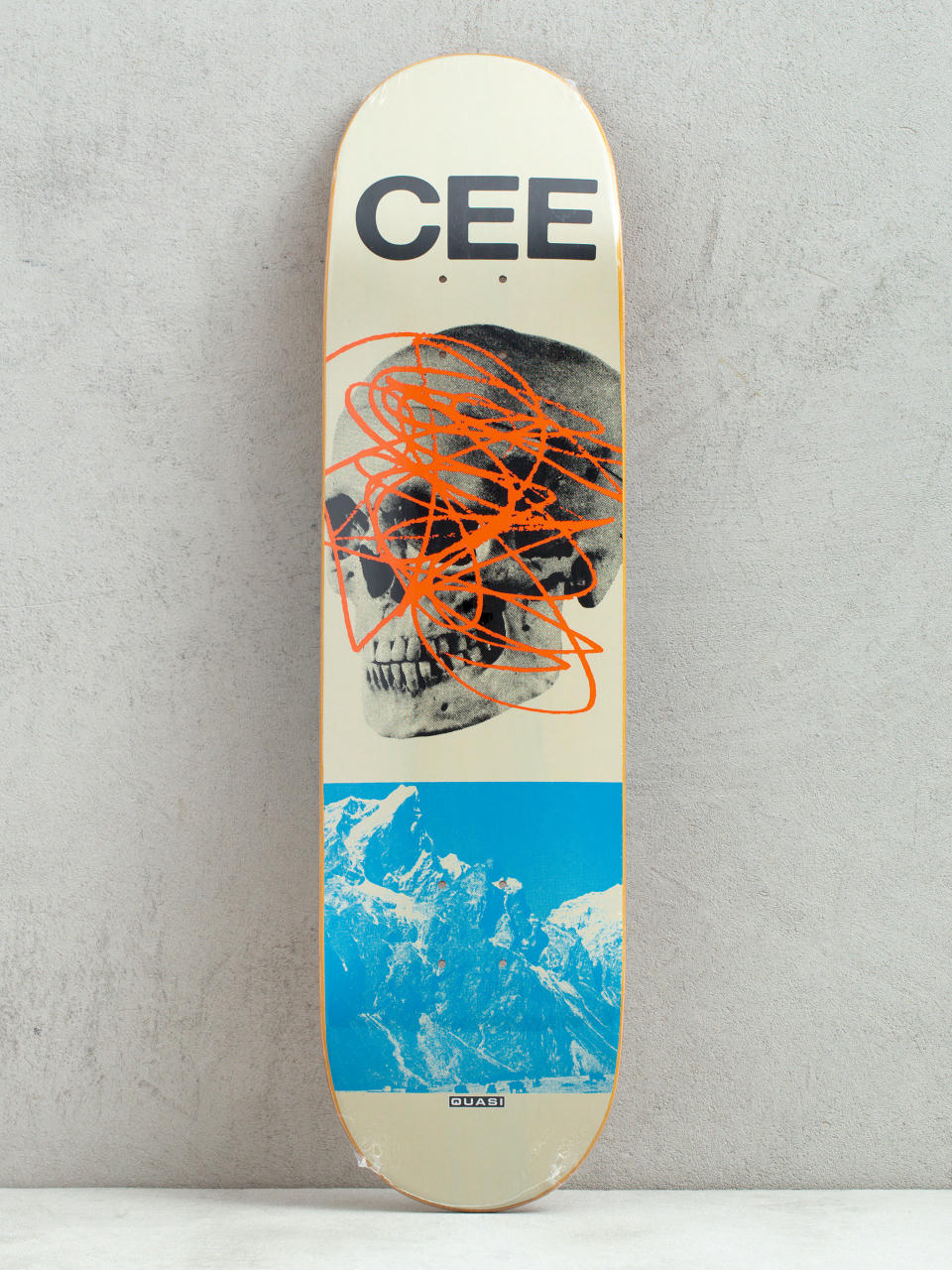 Дъска Quasi Skateboards Crockett Mountain (beige/blue)