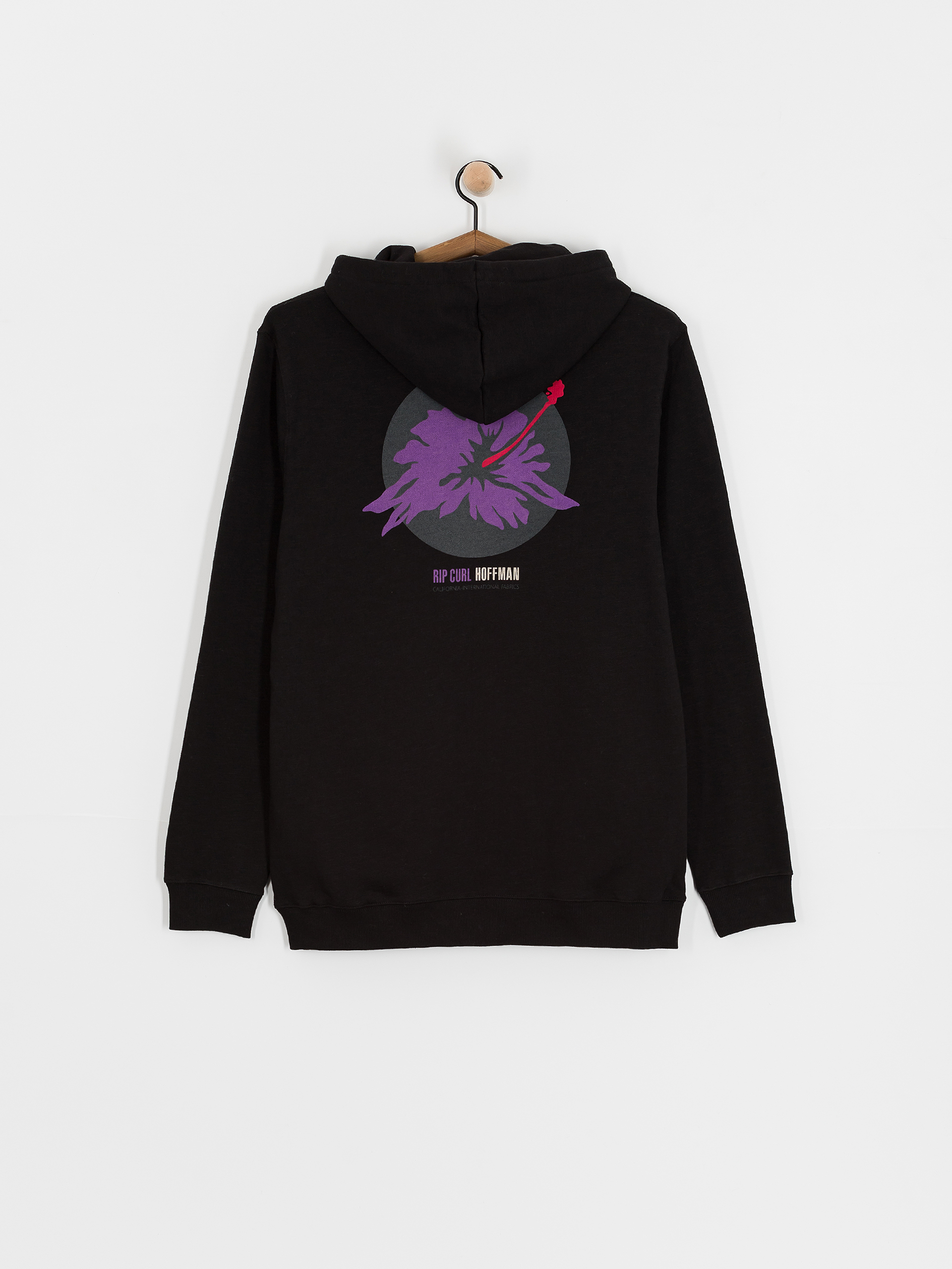 Суитшърт с качулка Rip Curl Surf Revival Hoffman HD (black)