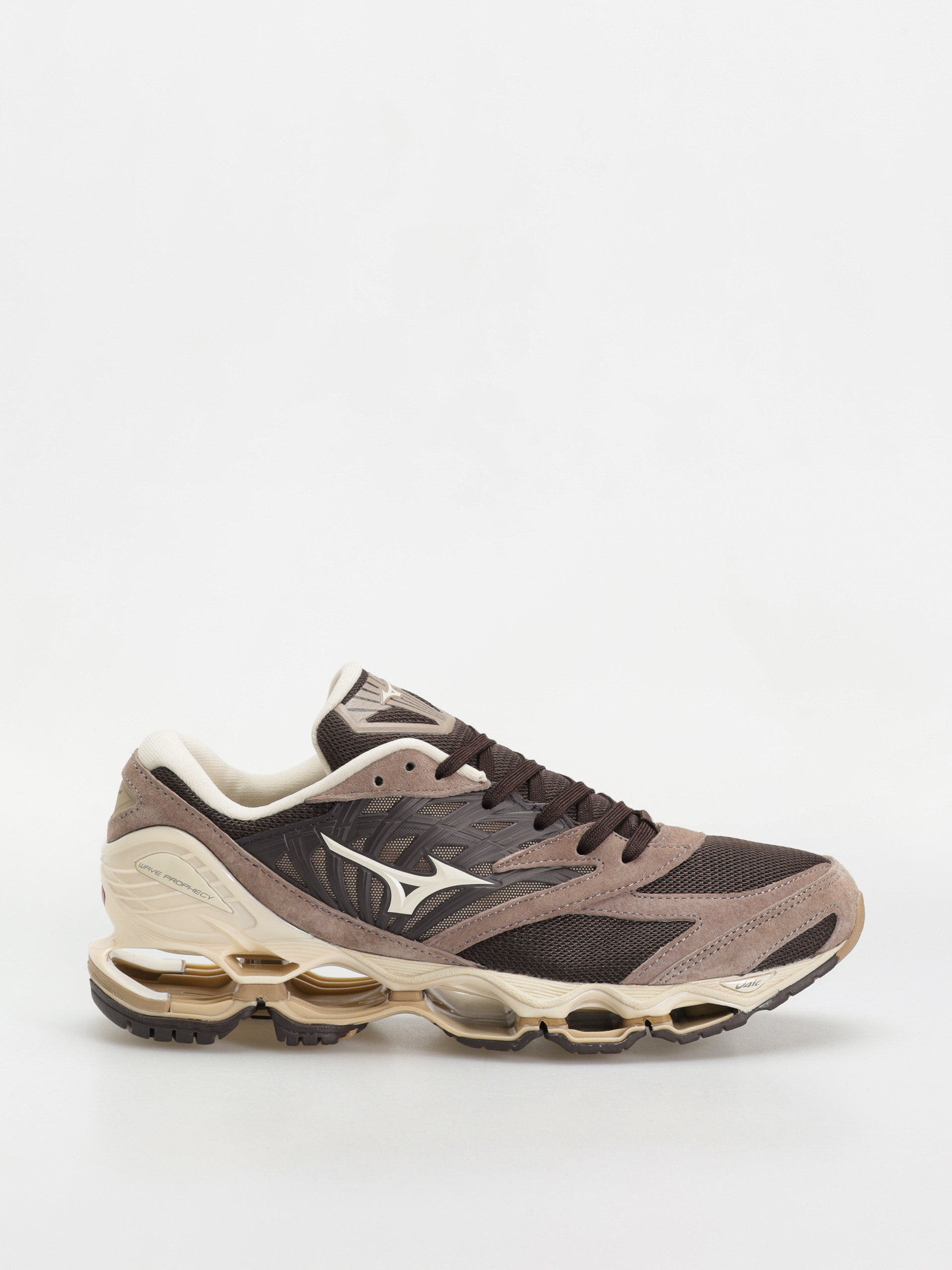 Обувки Mizuno Wave Prophecy LS - кафяв (mole/pristine/fungi)
