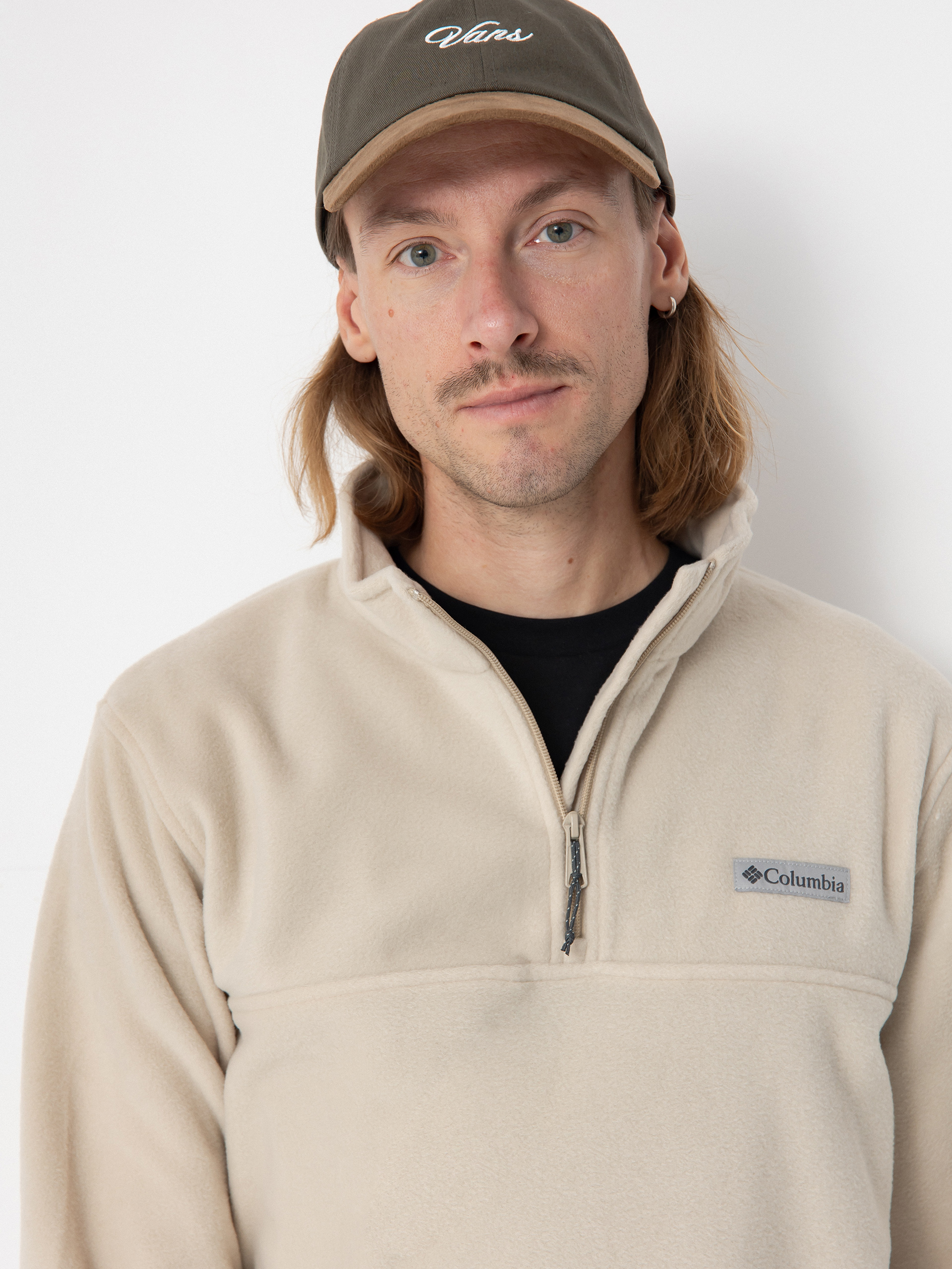 Мъжки Поларени суитшърт Columbia Steens Mountain Half Zip (ancient fossil)
