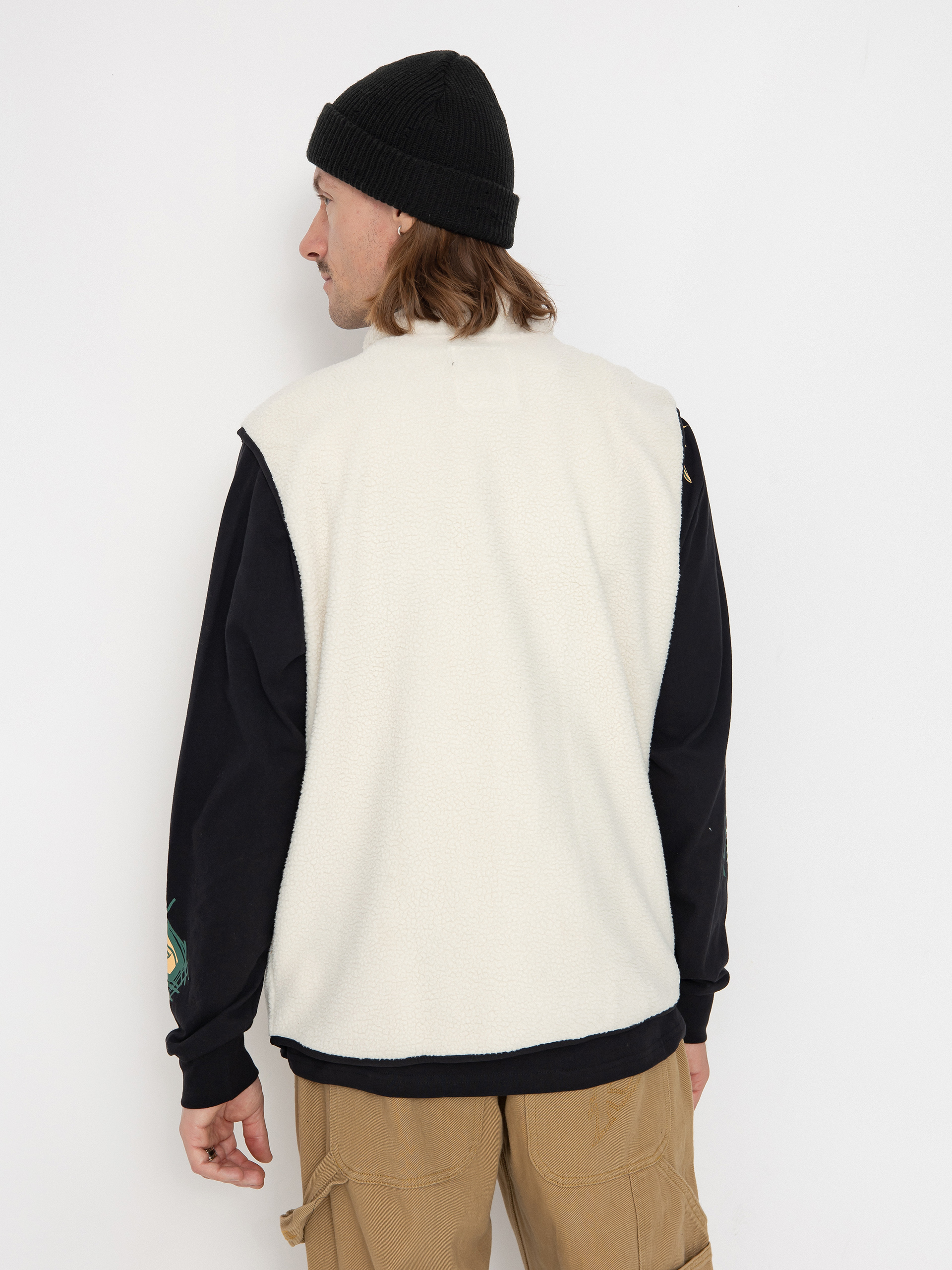 Мъжки Поларени суитшърт Columbia Helvetia II Vest (chalk)