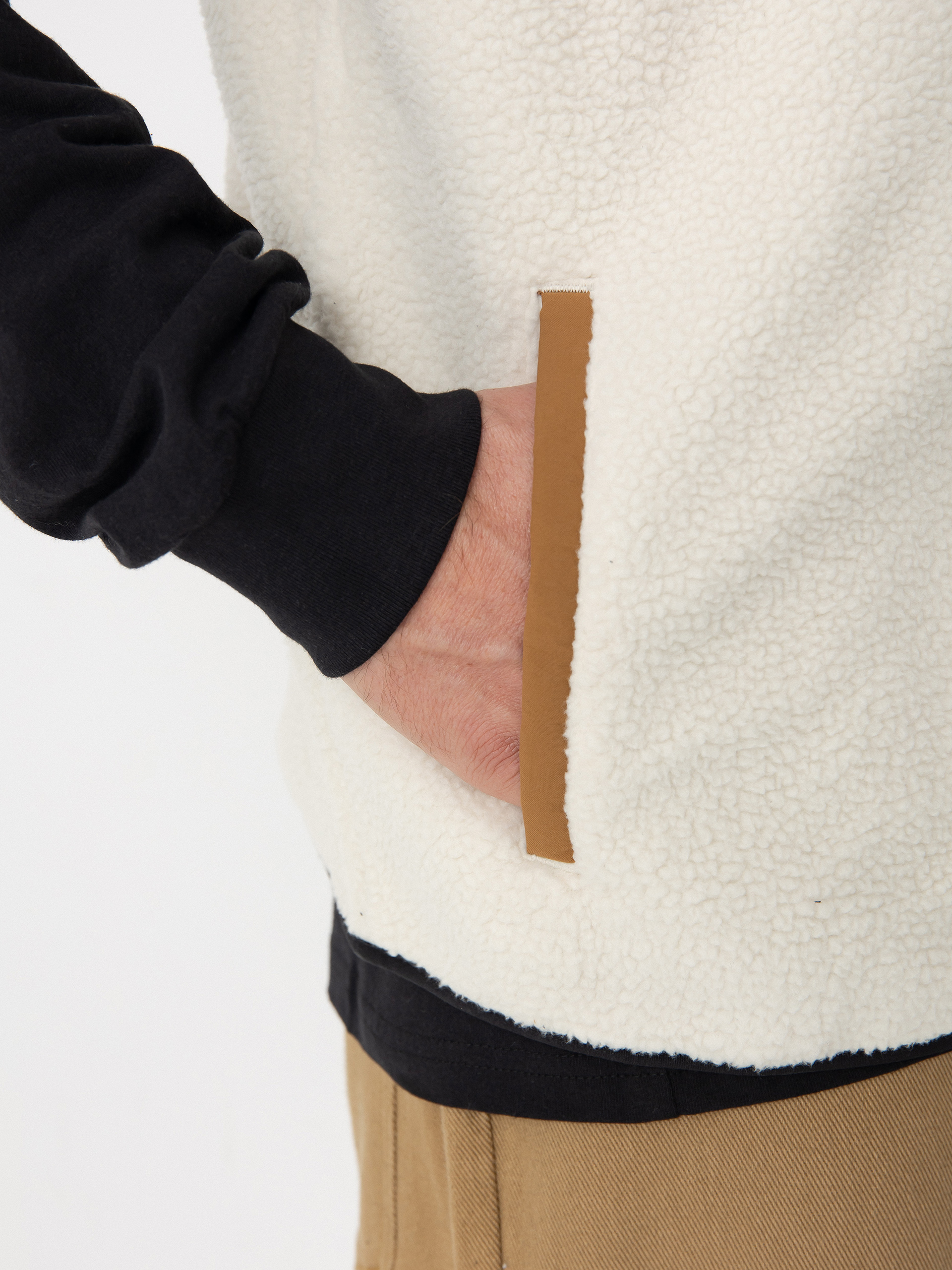 Мъжки Поларени суитшърт Columbia Helvetia II Vest (chalk)