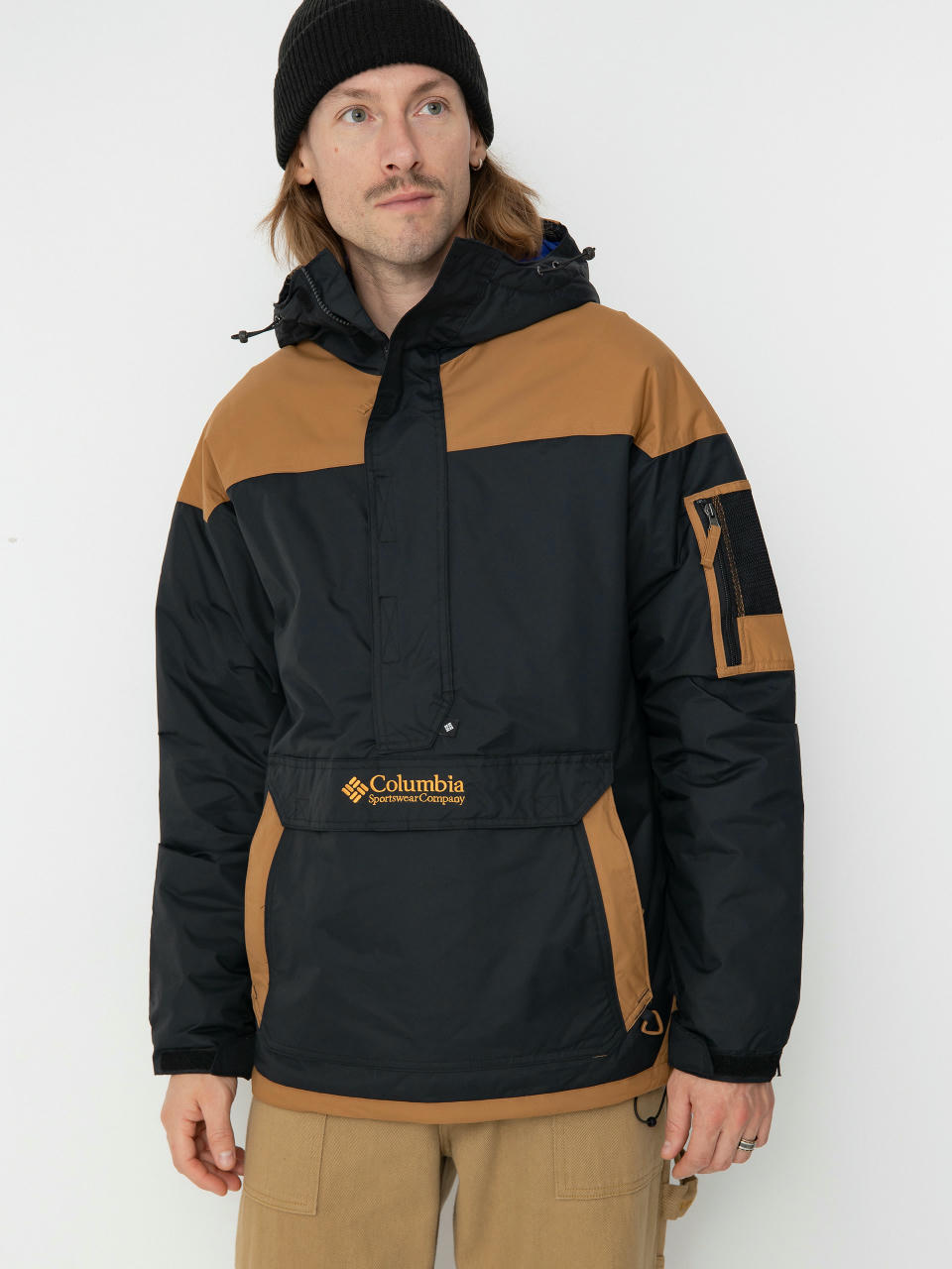 Яке Columbia Challenger II Insulated Pullover (black camel br)