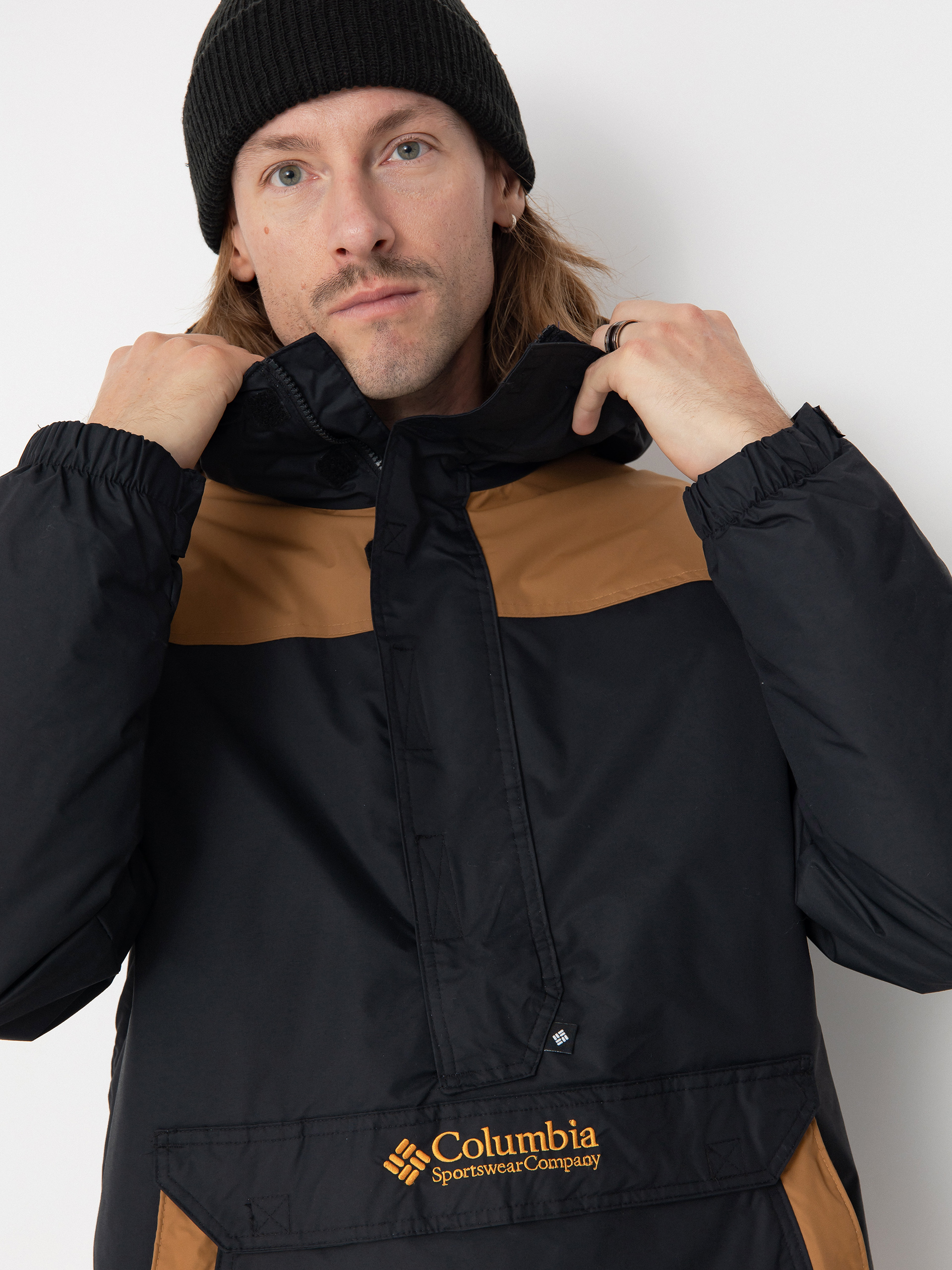 Яке Columbia Challenger II Insulated Pullover (black camel br)