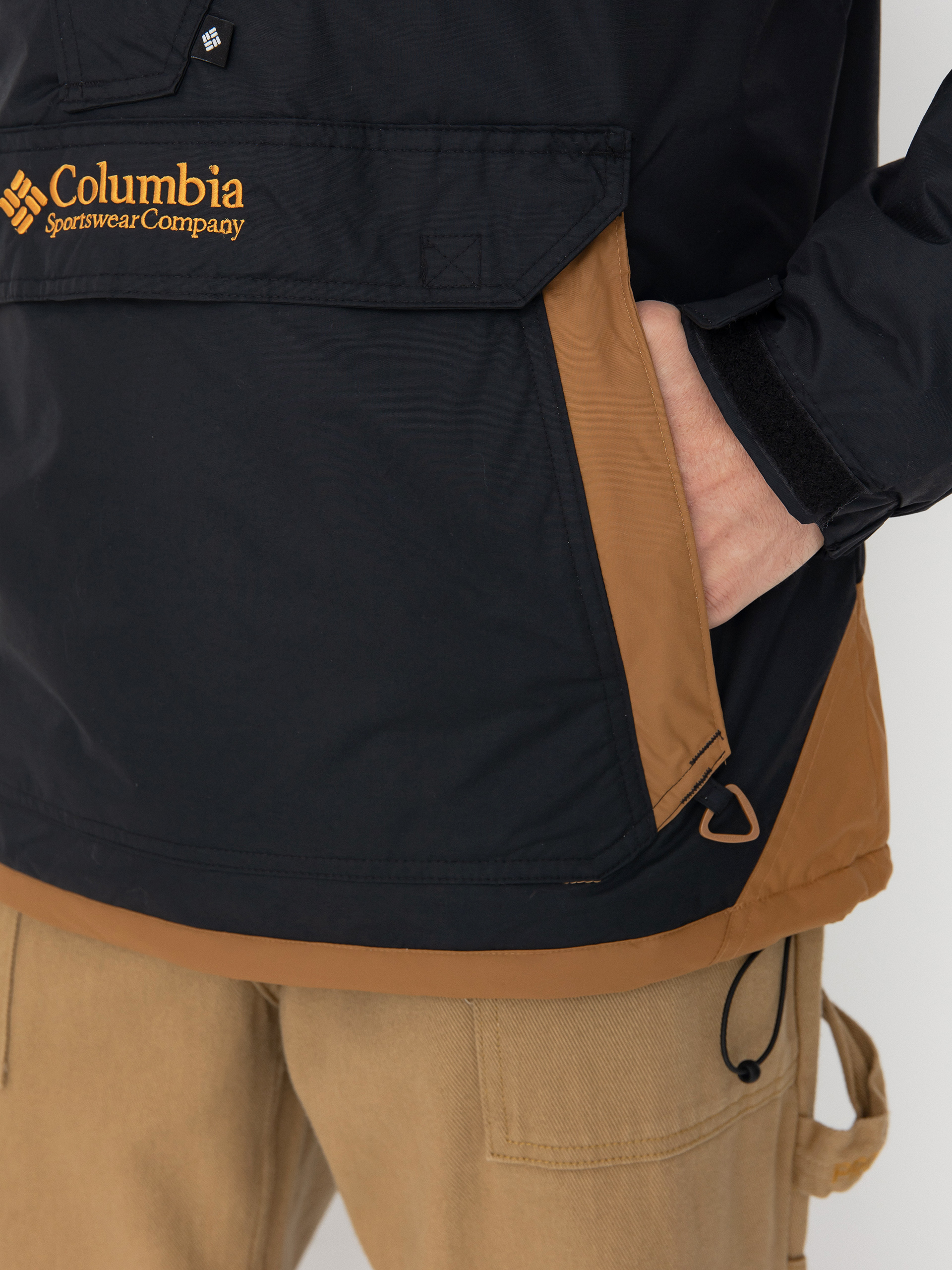 Яке Columbia Challenger II Insulated Pullover (black camel br)