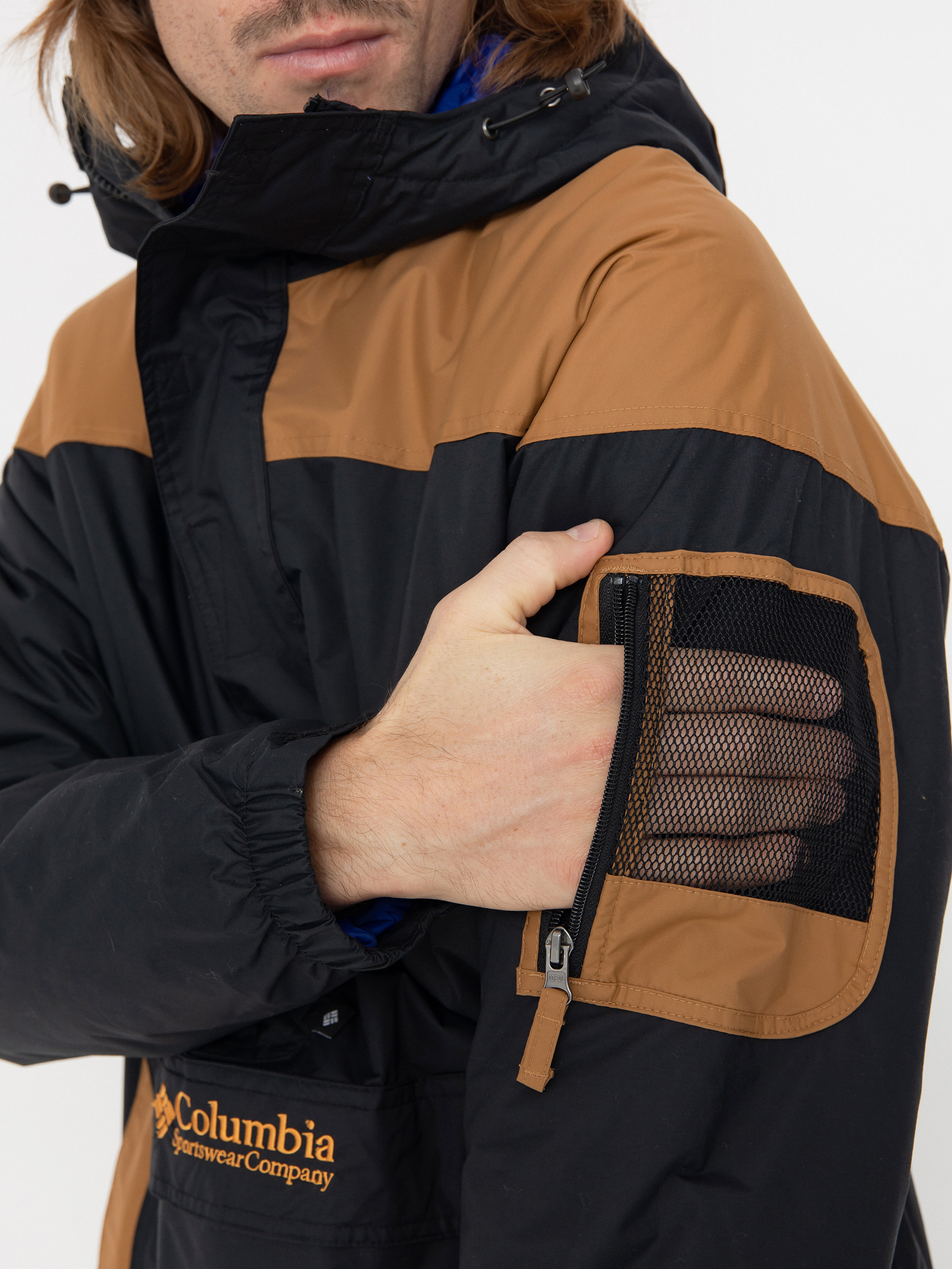Яке Columbia Challenger II Insulated Pullover (black camel br)