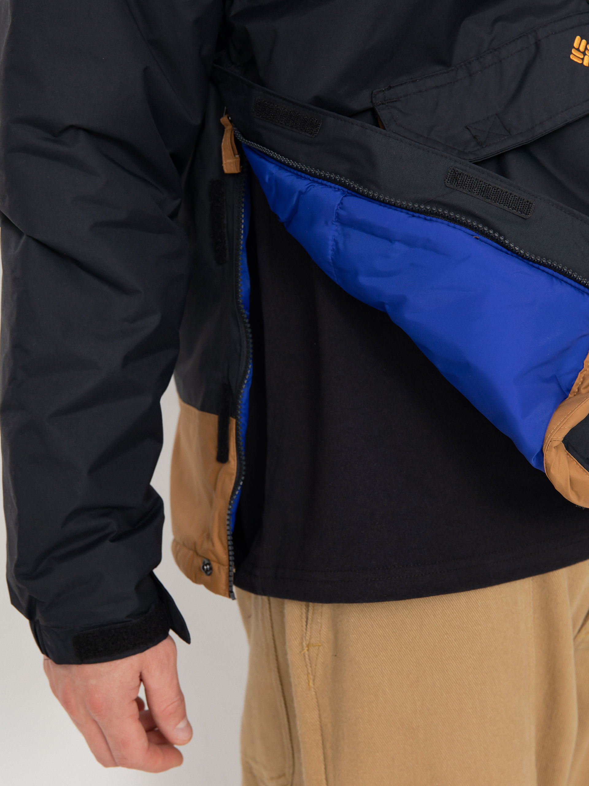 Яке Columbia Challenger II Insulated Pullover (black camel br)