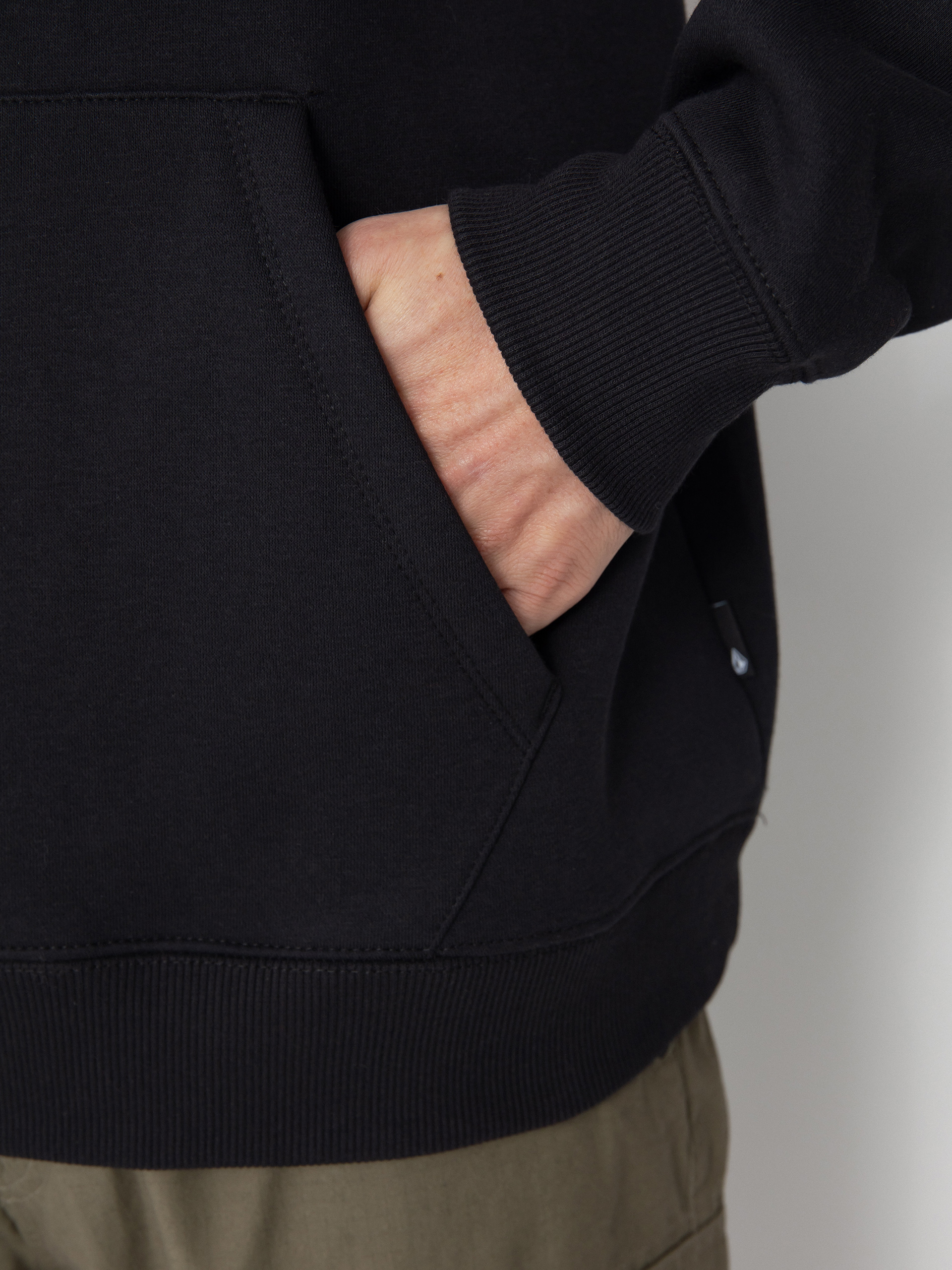 Суитшърт с качулка Volcom Noder HD (black combo)