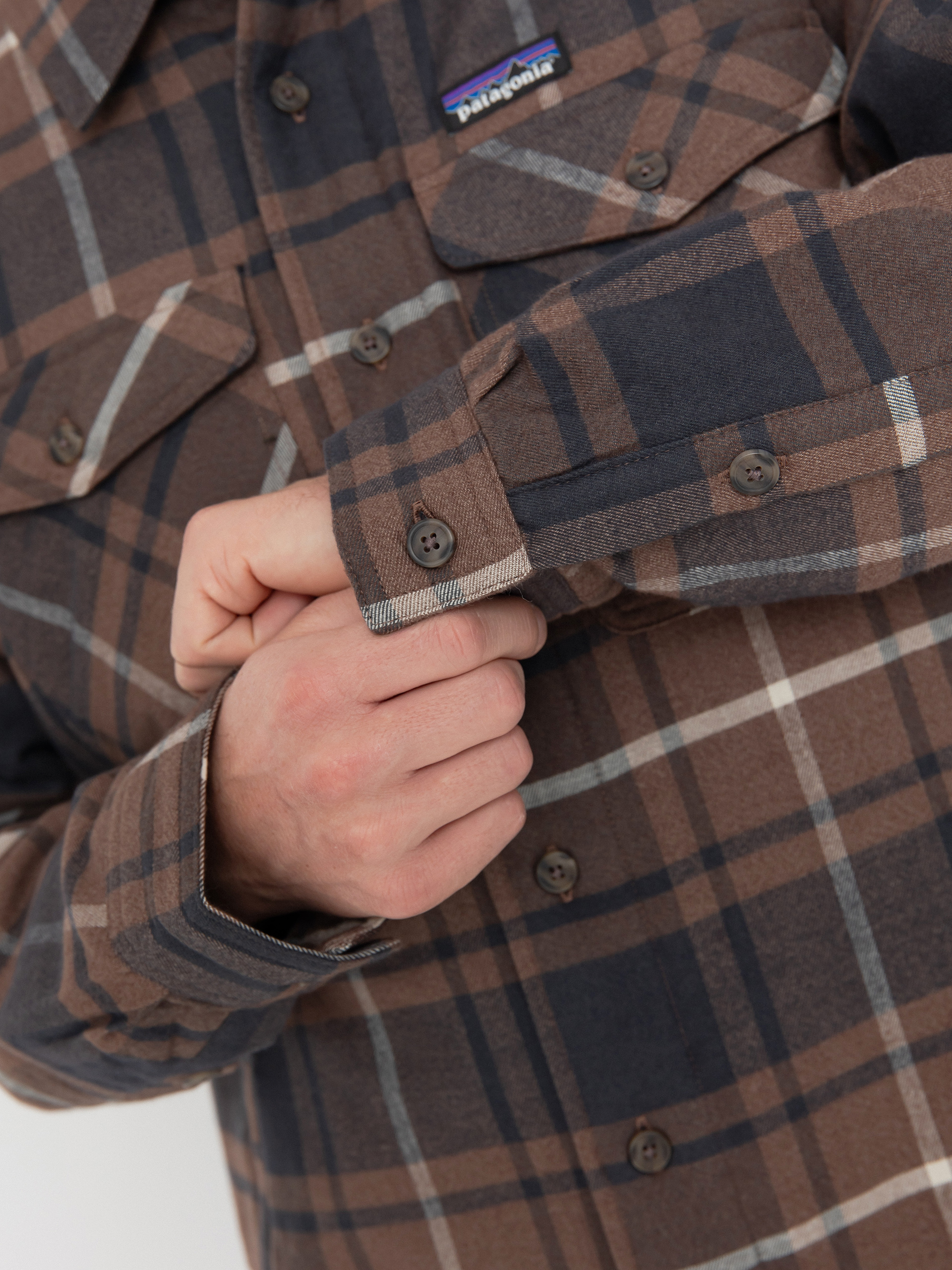 Риза Patagonia LW Insulated Fjord Flannel (outdoor molasses brown)