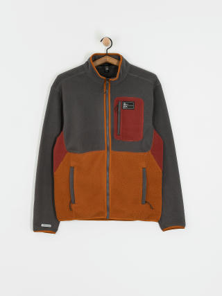 Термо суитшърт Volcom Fleecer Full Zip (charcoal)