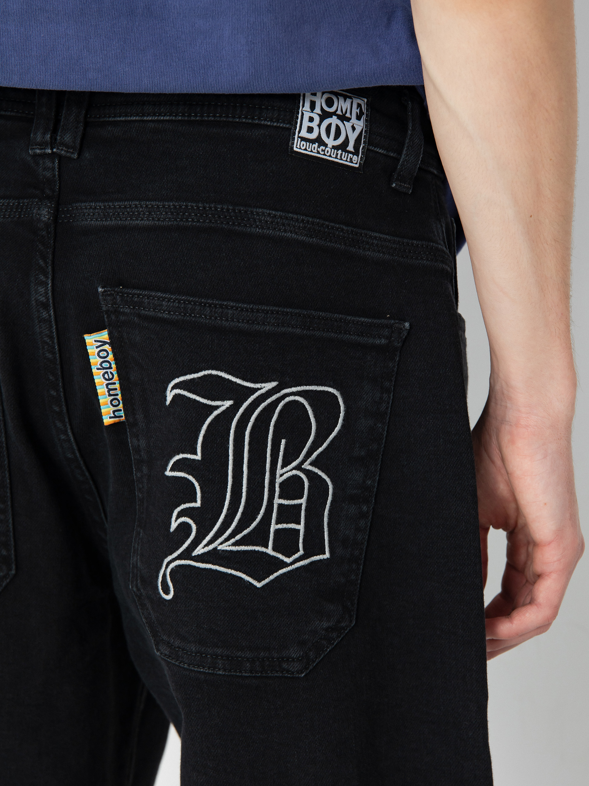 Панталони Homeboy X Tra Monster Gothic Denim (washed black)