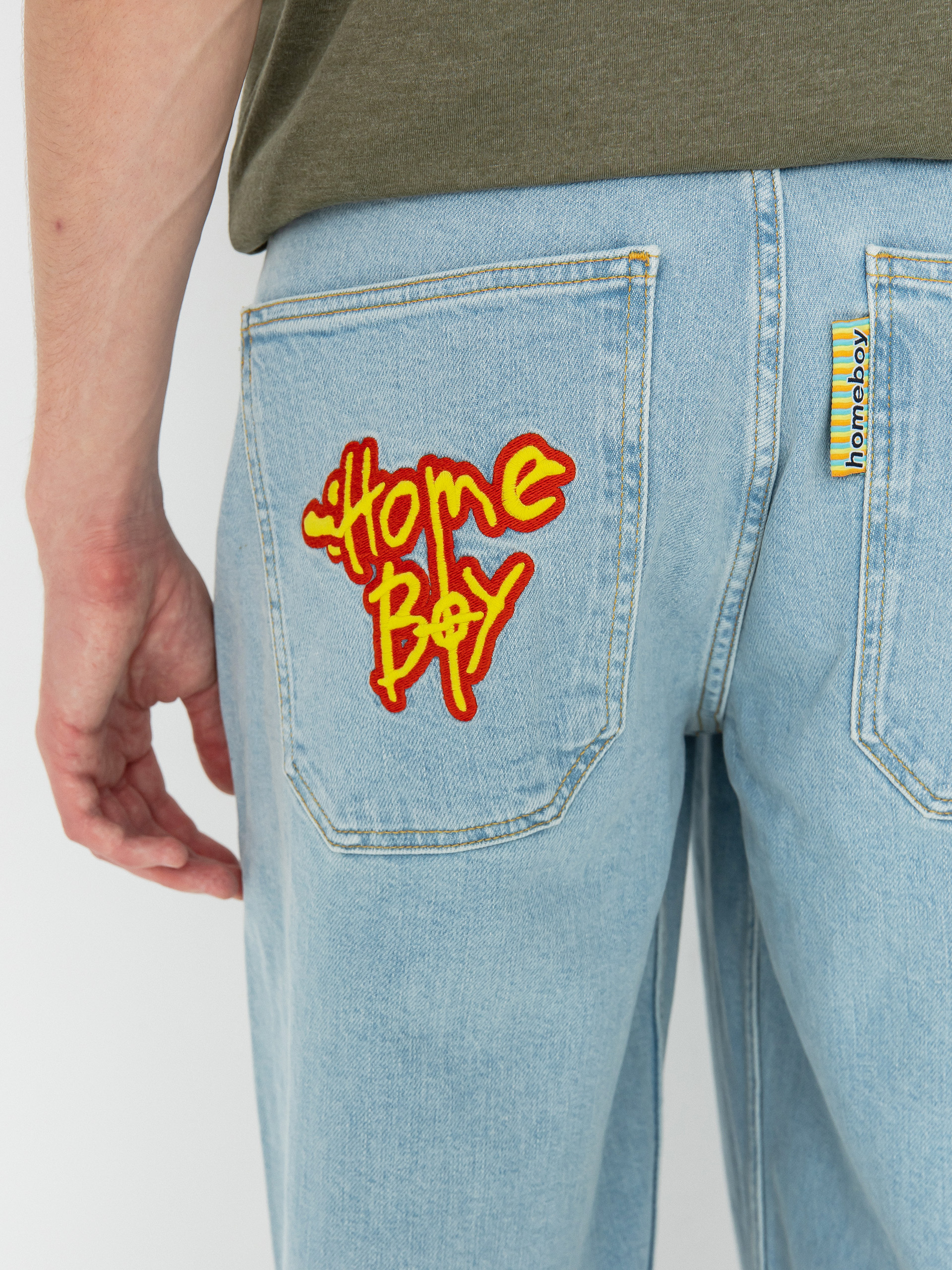 Панталони Homeboy X Tra Monster Pencil Denim (moon)