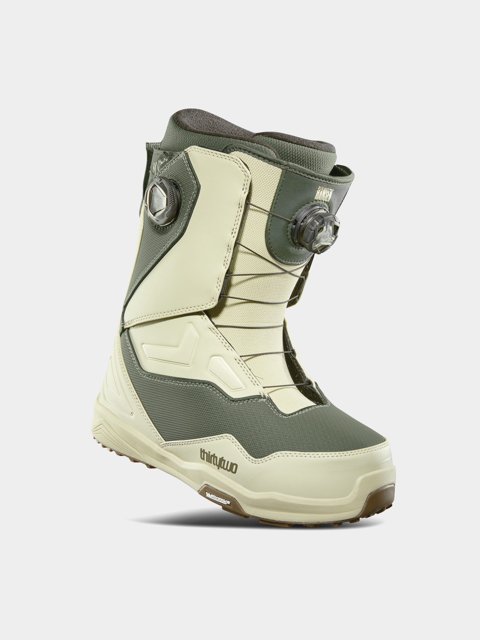Сноуборд  обувки ThirtyTwo Tm 2 Double Boa Hansen (warm grey/olive)