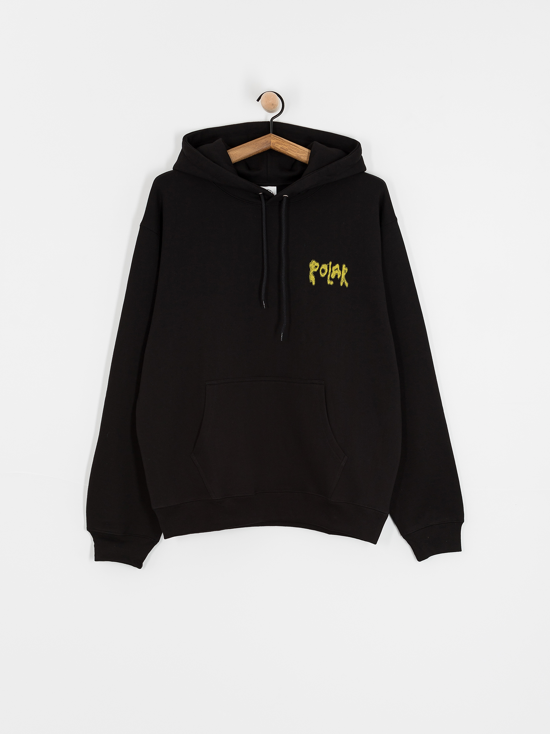 Суитшърт с качулка Polar Skate Dave Bear HD (black)