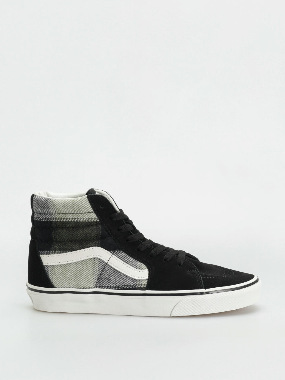 Обувки Vans Sk8 Hi (brushed plaid olive/black)