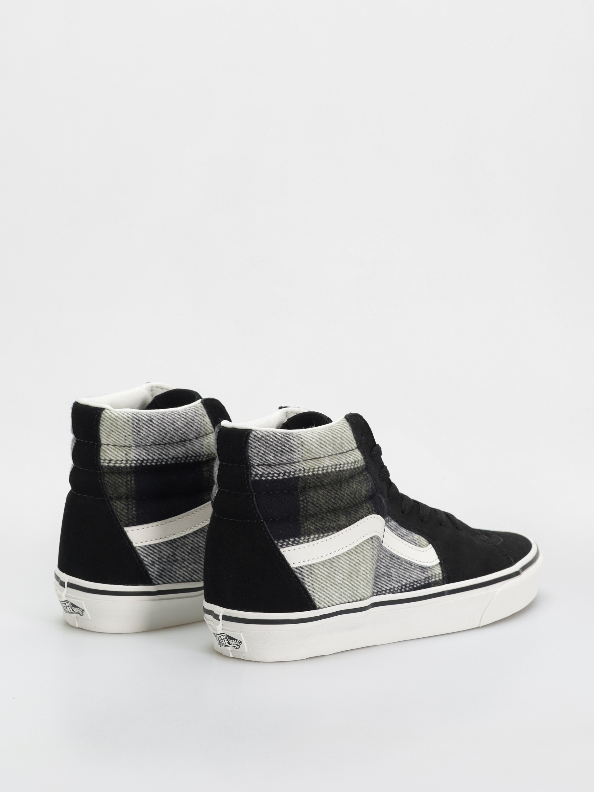 Обувки Vans Sk8 Hi (brushed plaid olive/black)