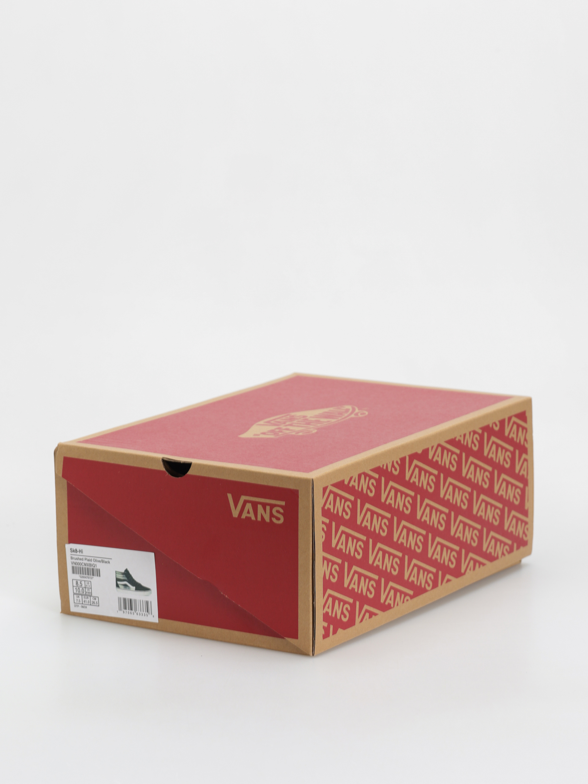 Обувки Vans Sk8 Hi (brushed plaid olive/black)