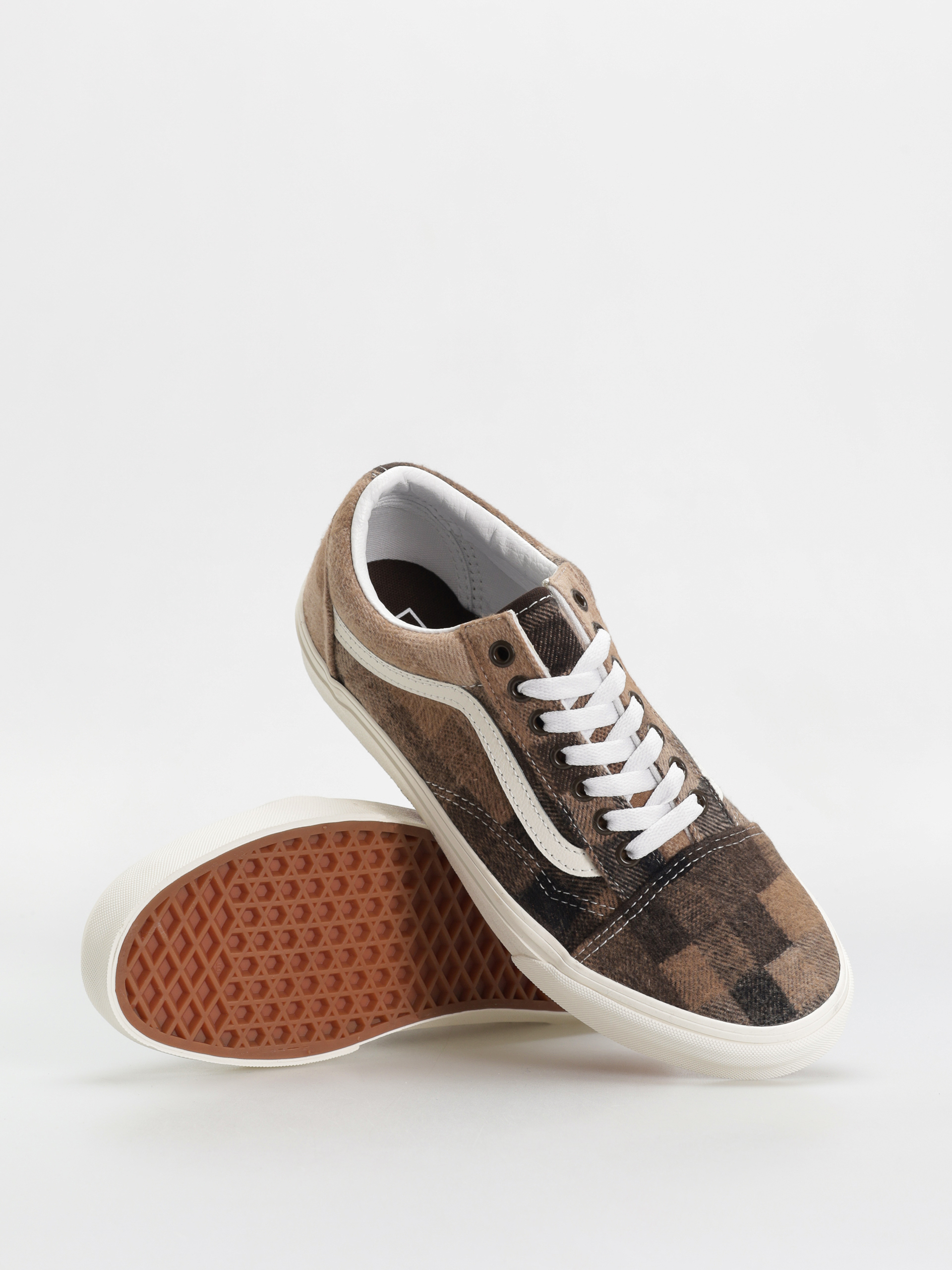 Обувки Vans Old Skool (sweater check brown)